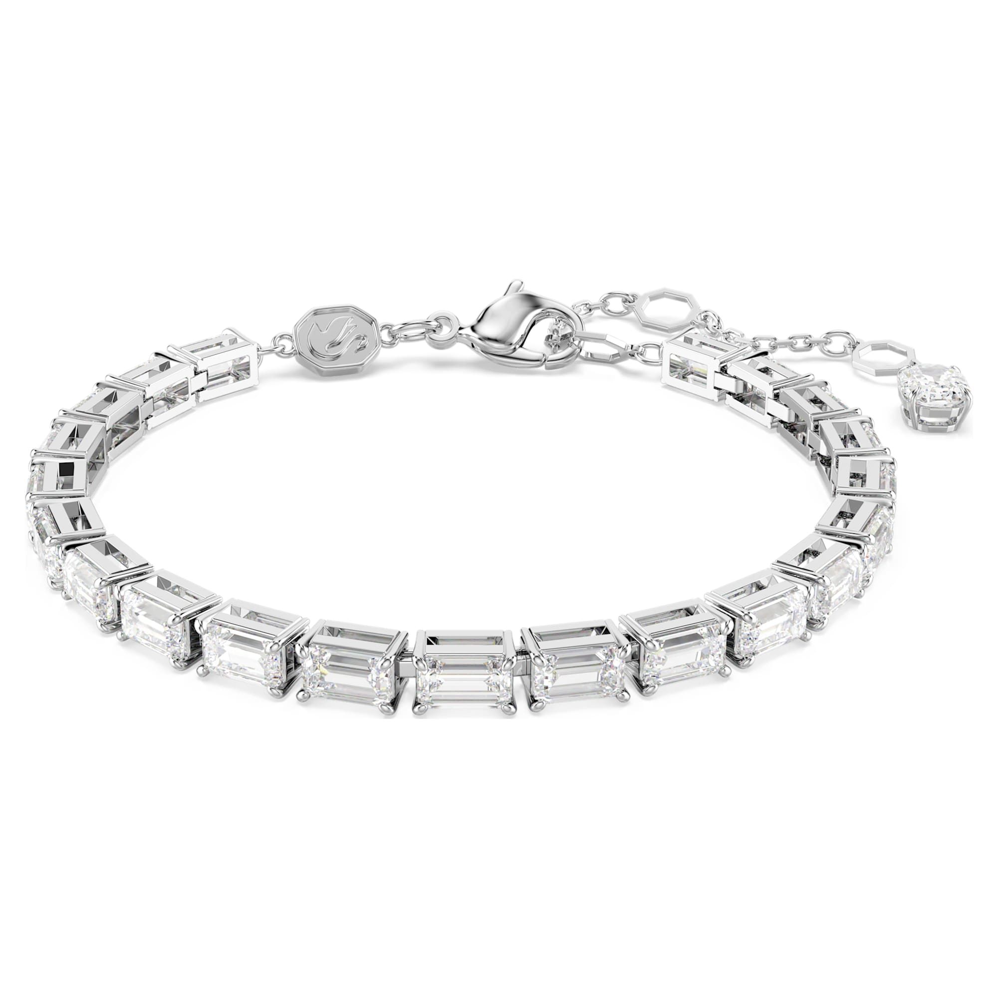 צמיד Matrix בציפוי רודיום מבריק SWAROVSKI