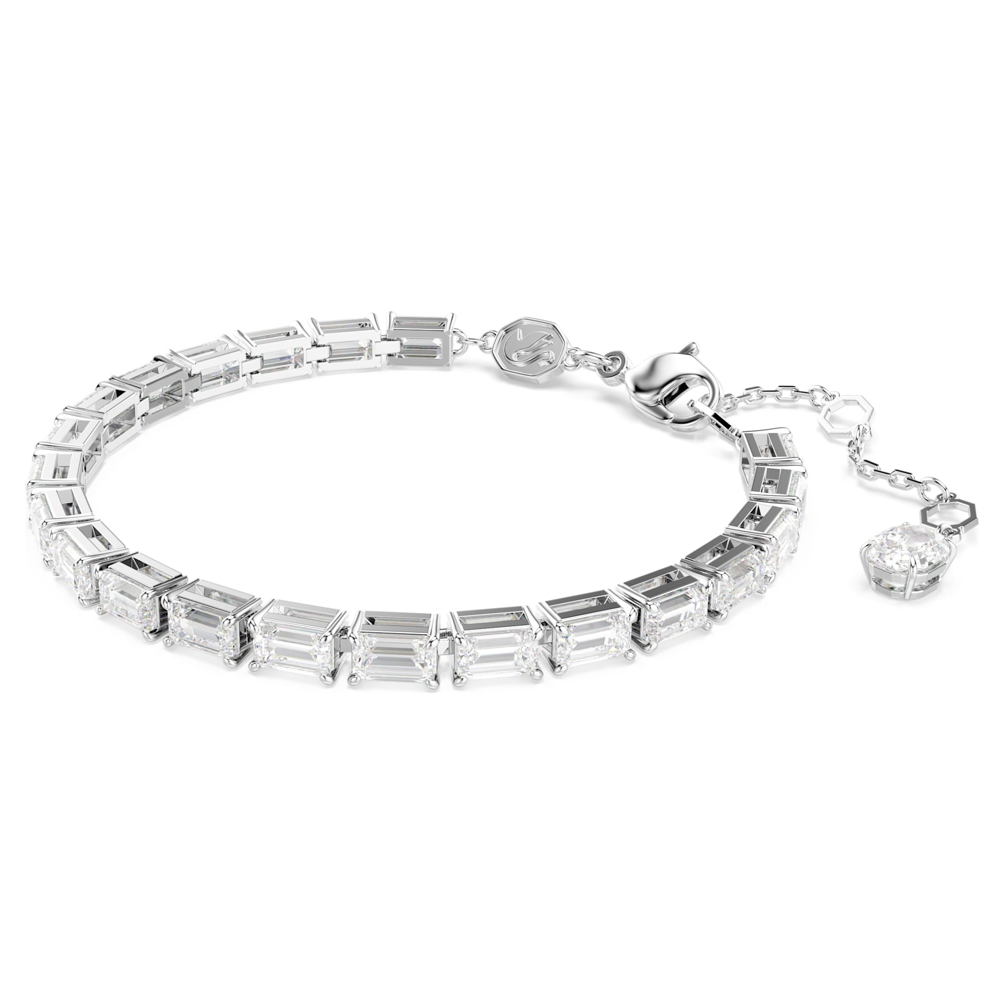 צמיד Matrix בציפוי רודיום מבריק SWAROVSKI