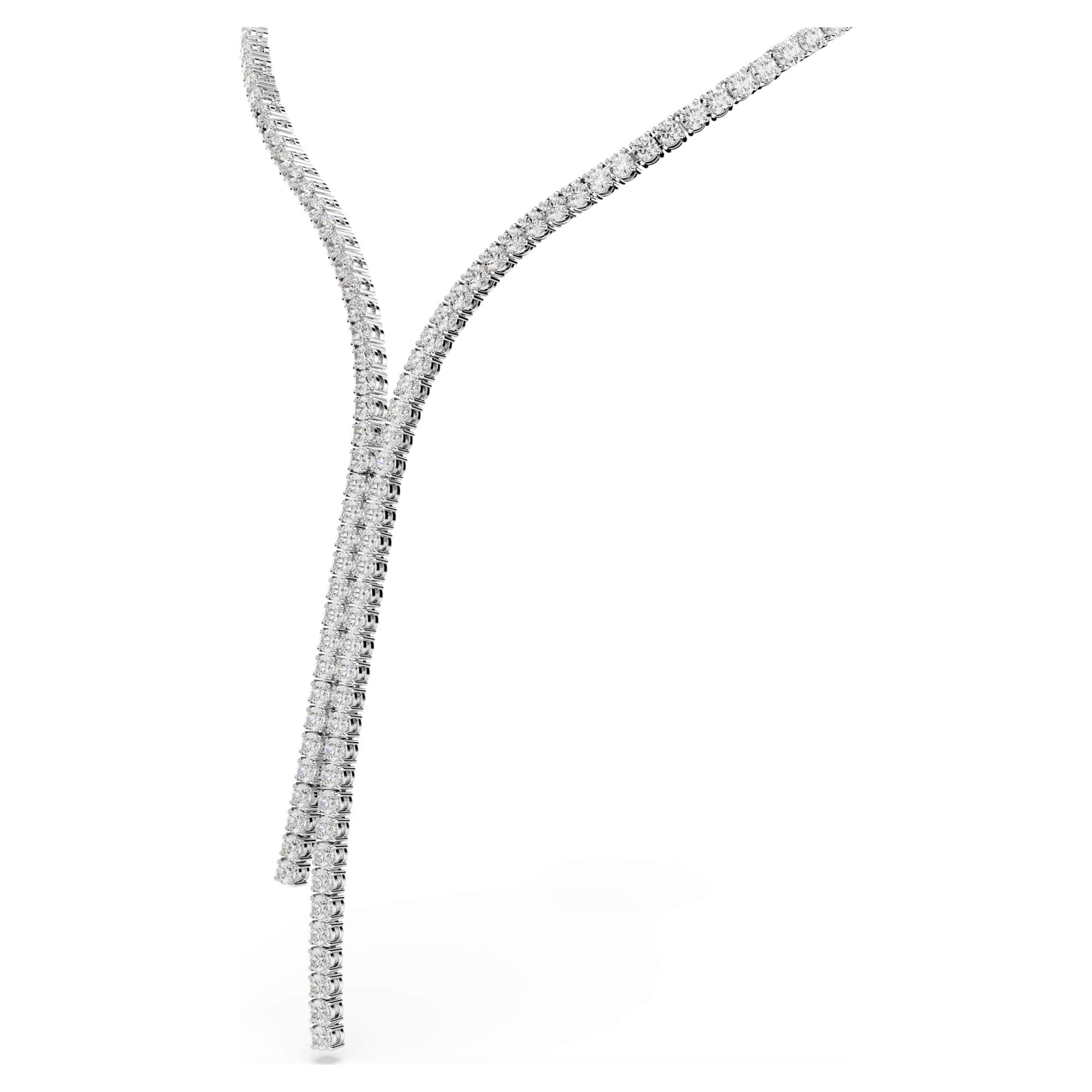 שרשרת Matrix בציפוי רודיום מבריק SWAROVSKI