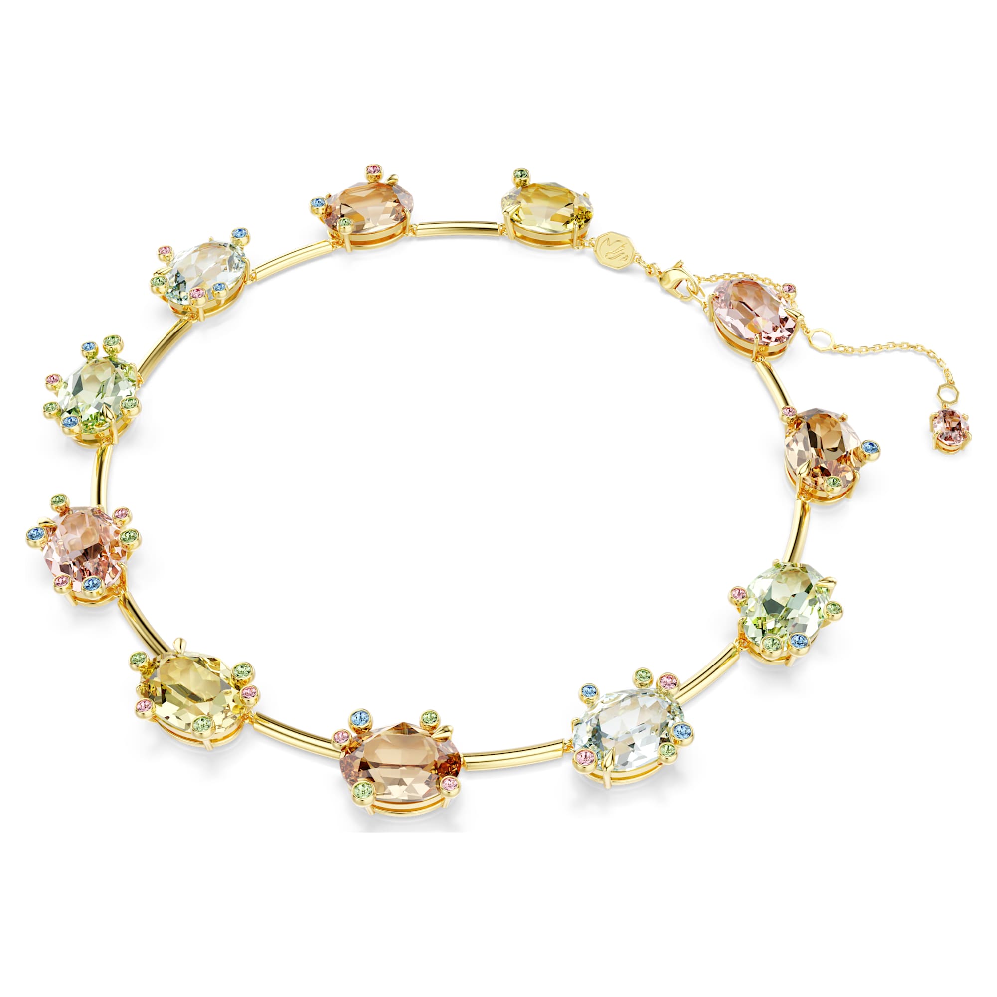 שרשרת Gema בציפוי זהב מבריק SWAROVSKI