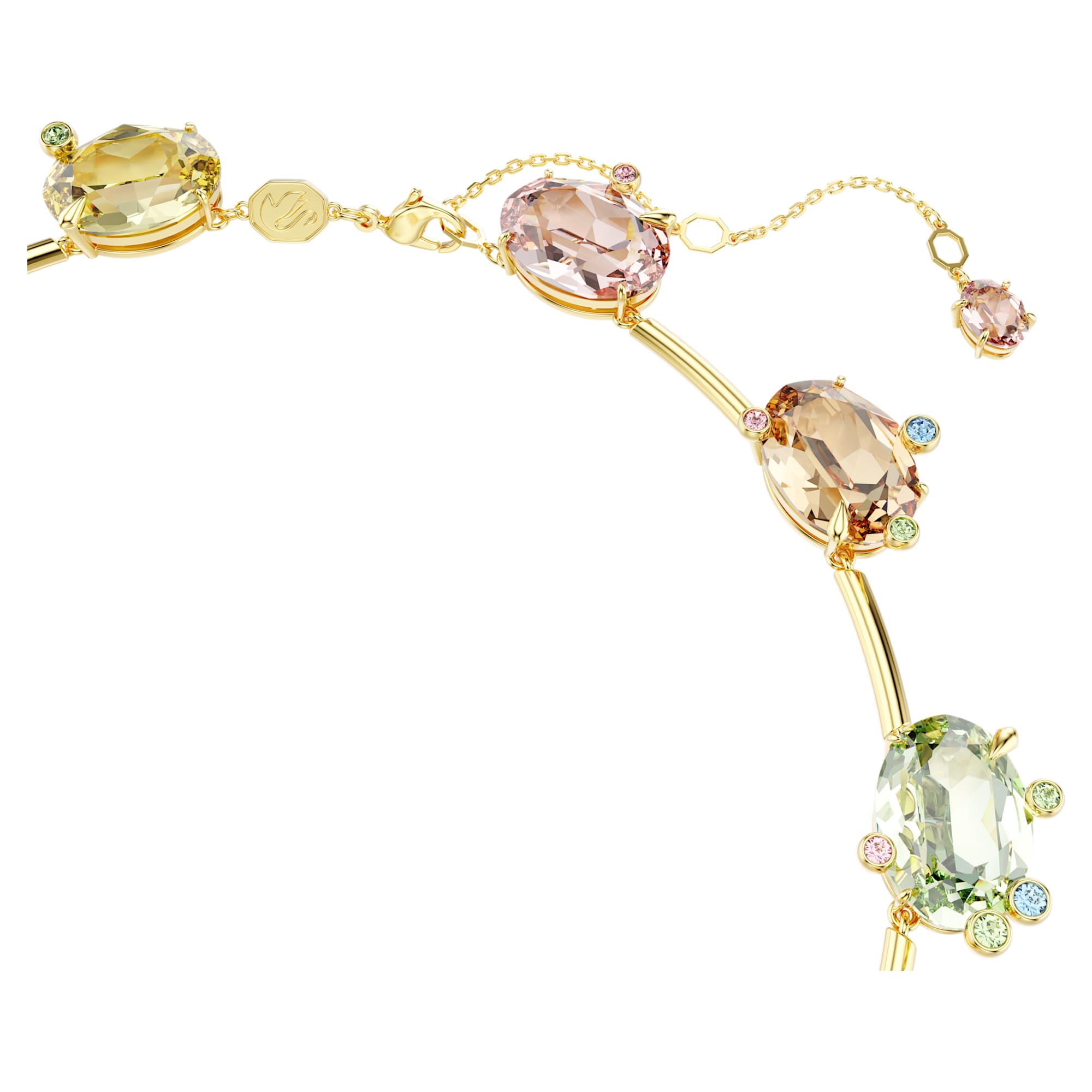 שרשרת Gema בציפוי זהב מבריק SWAROVSKI