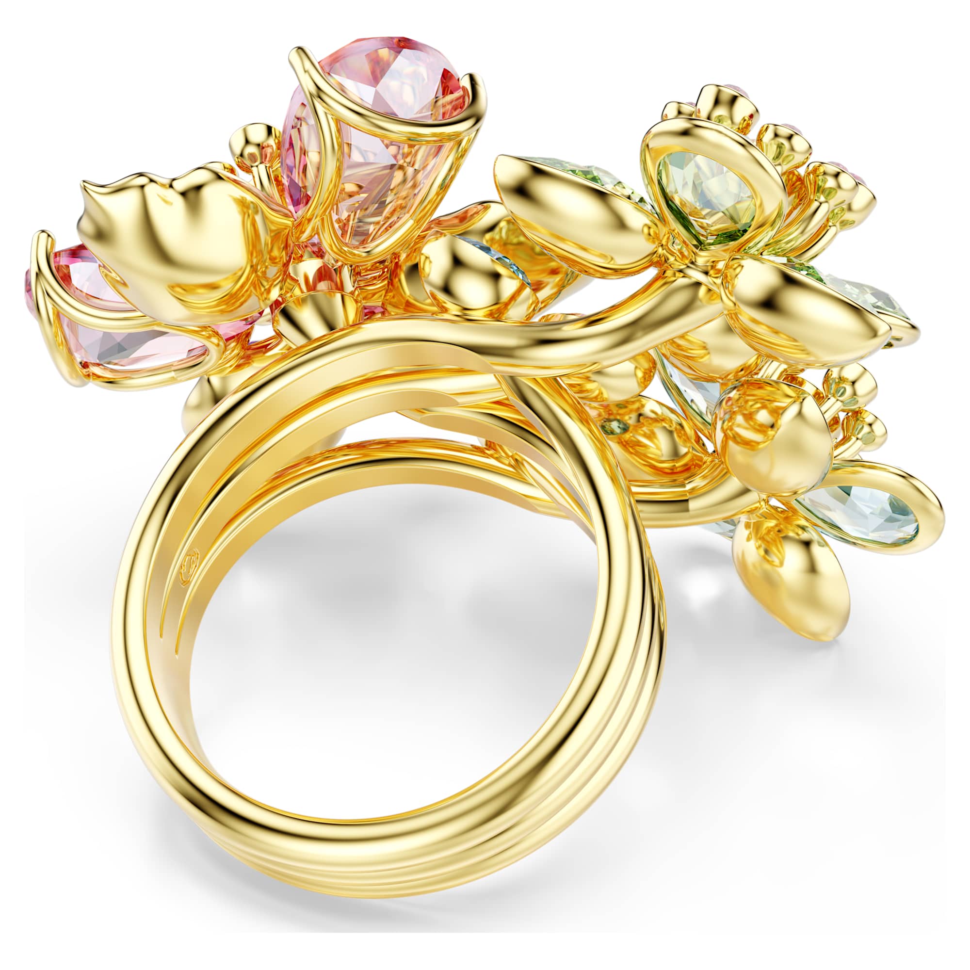 טבעת Idyllia בציפוי זהב מבריק SWAROVSKI