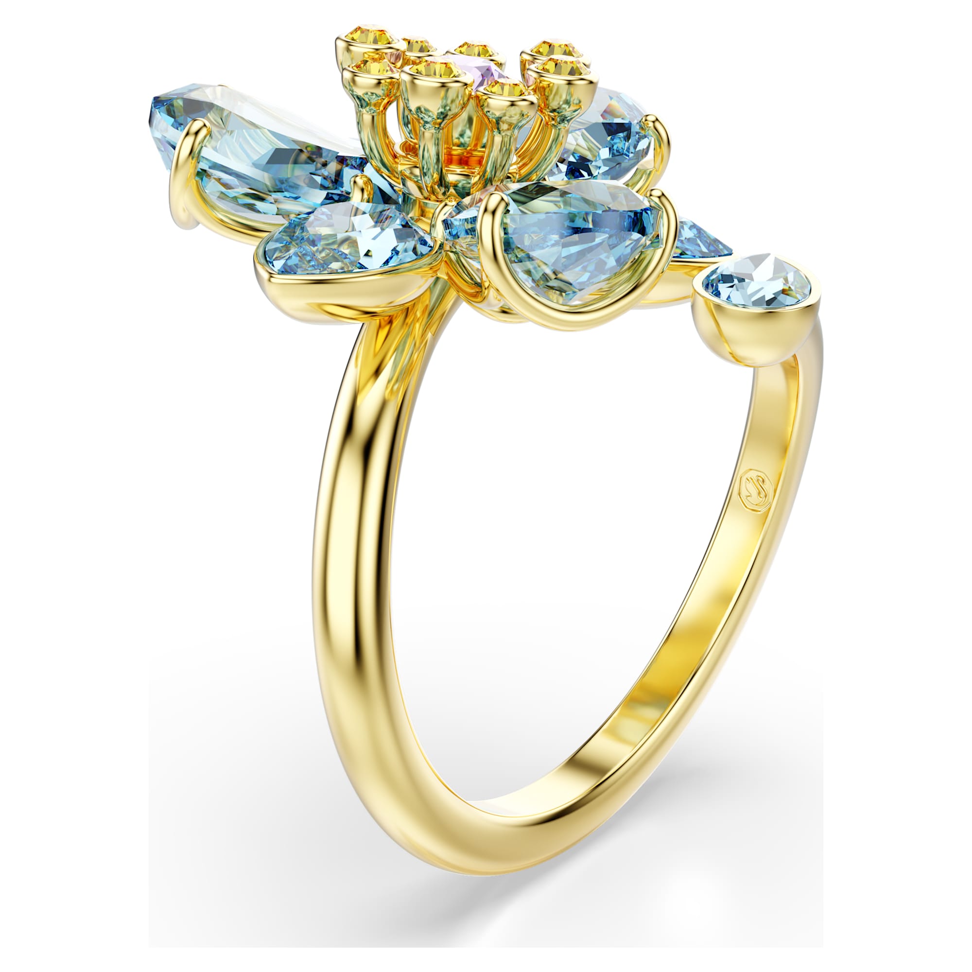 טבעת Idyllia בציפוי זהב מבריק SWAROVSKI