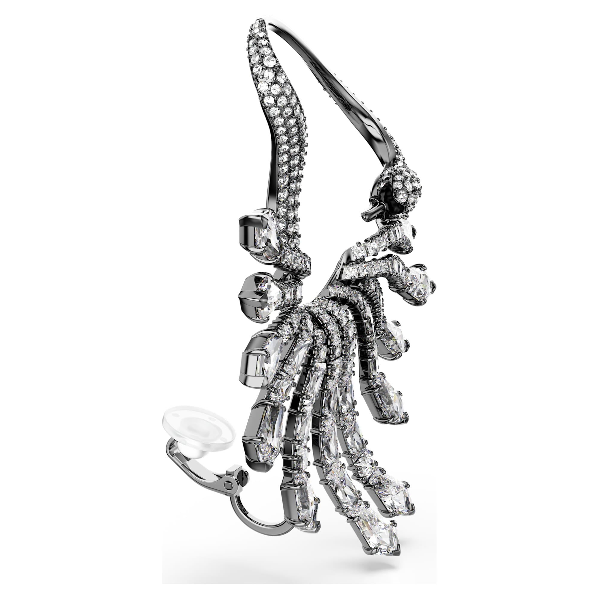 עגילי The Vienna Collection בציפוי רותניום מבריק