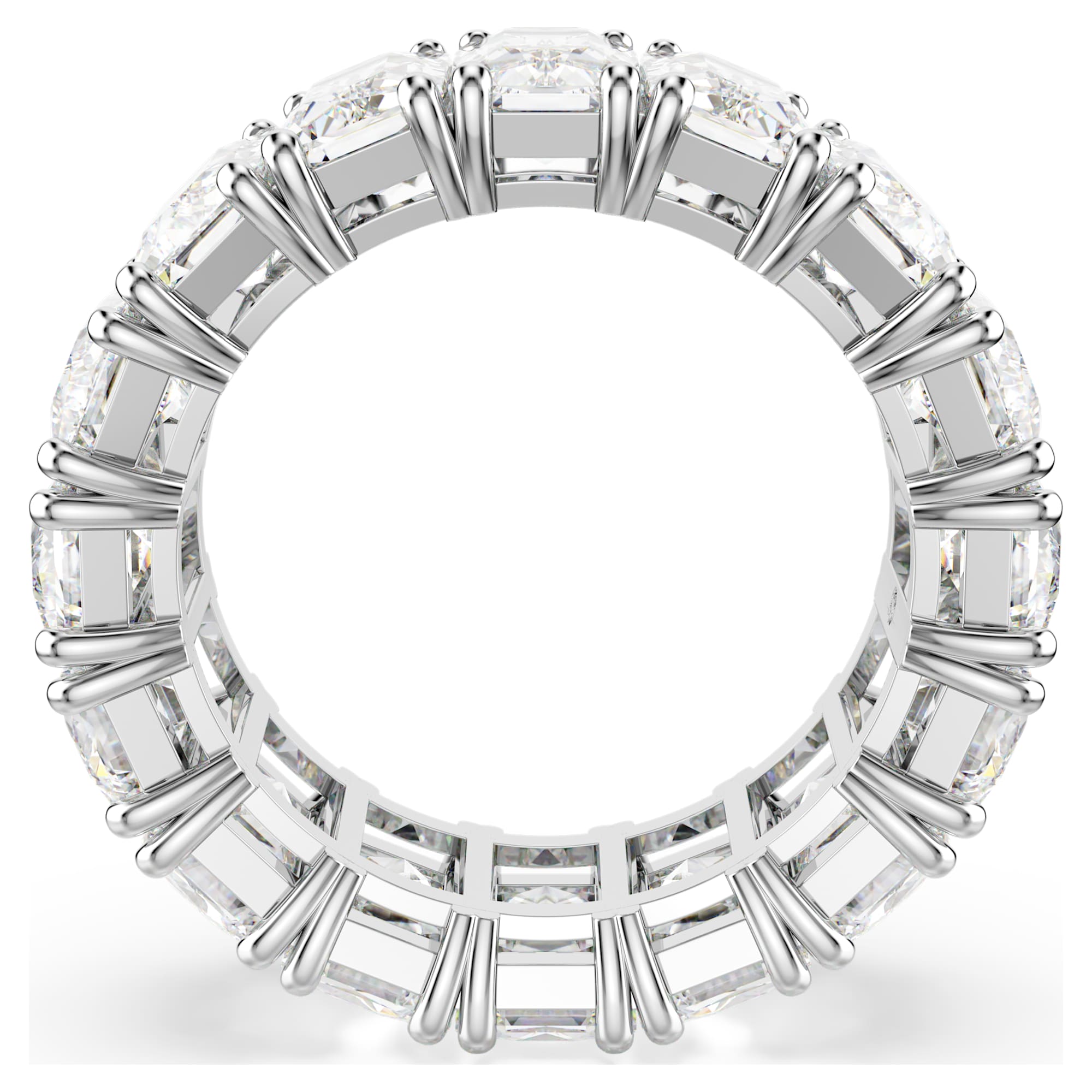 טבעת Matrix בציפוי רודיום מבריק SWAROVSKI