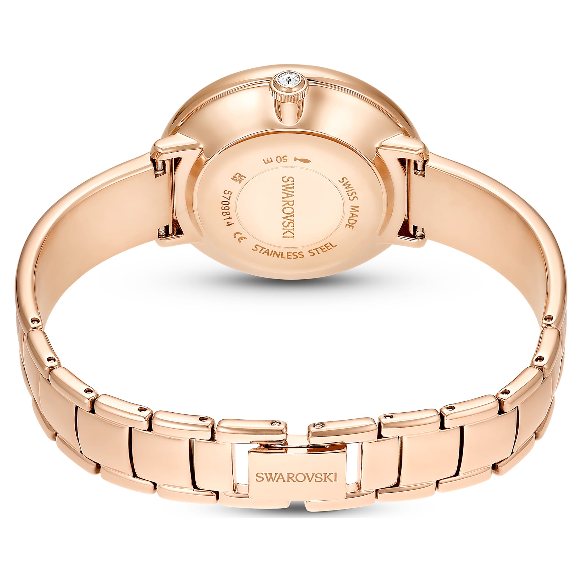 שעון Crystalline בציפוי PVD רוז גולד SWAROVSKI