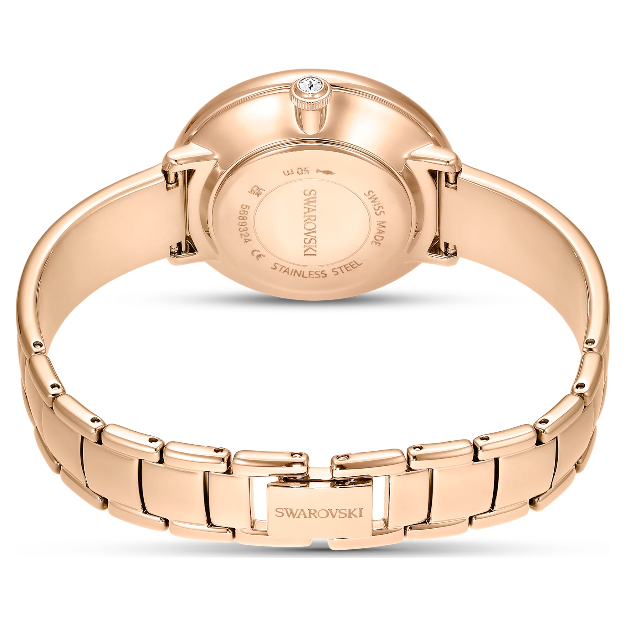 שעון Crystalline בציפוי PVD רוז גולד SWAROVSKI