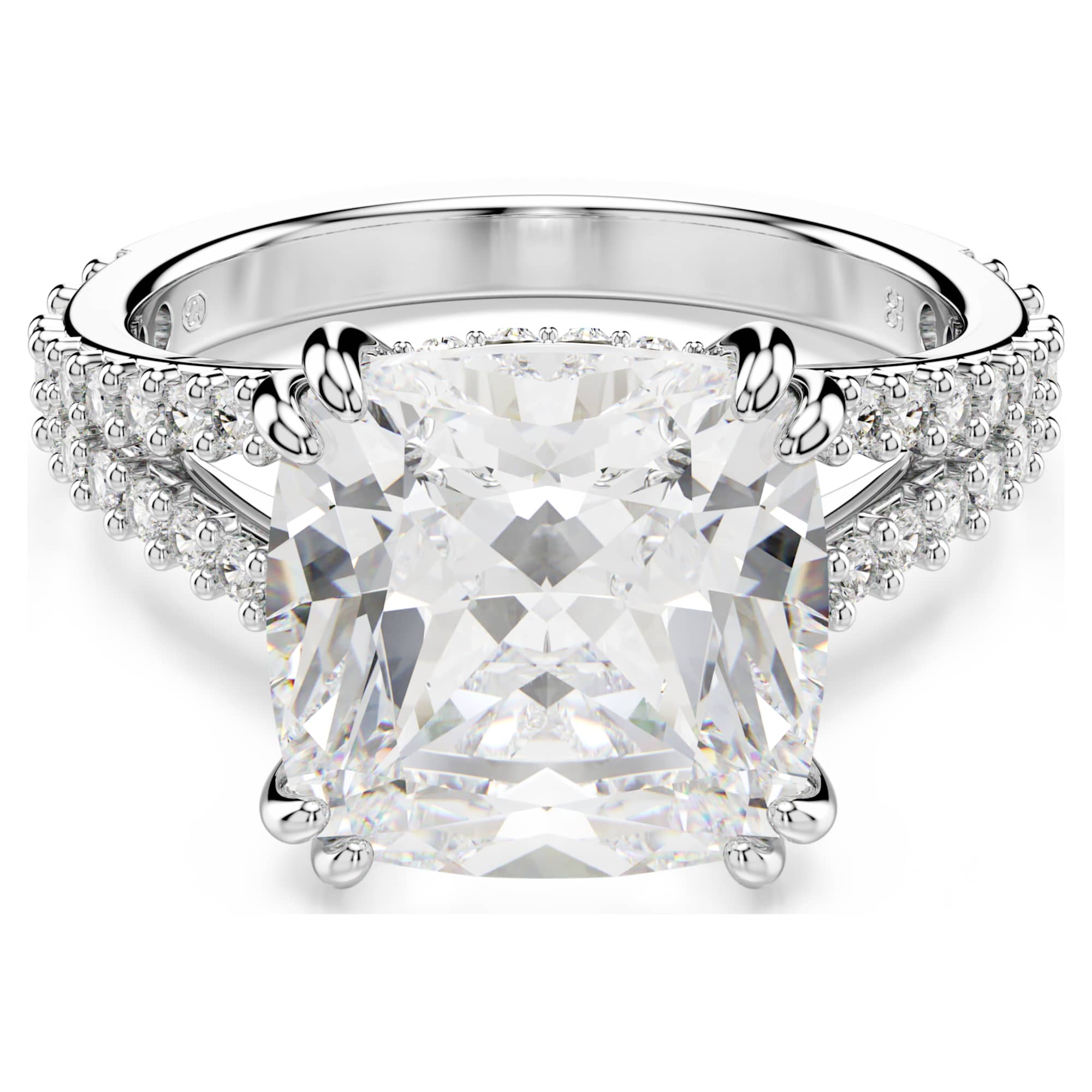 טבעת Stilla בציפוי רודיום מבריק SWAROVSKI
