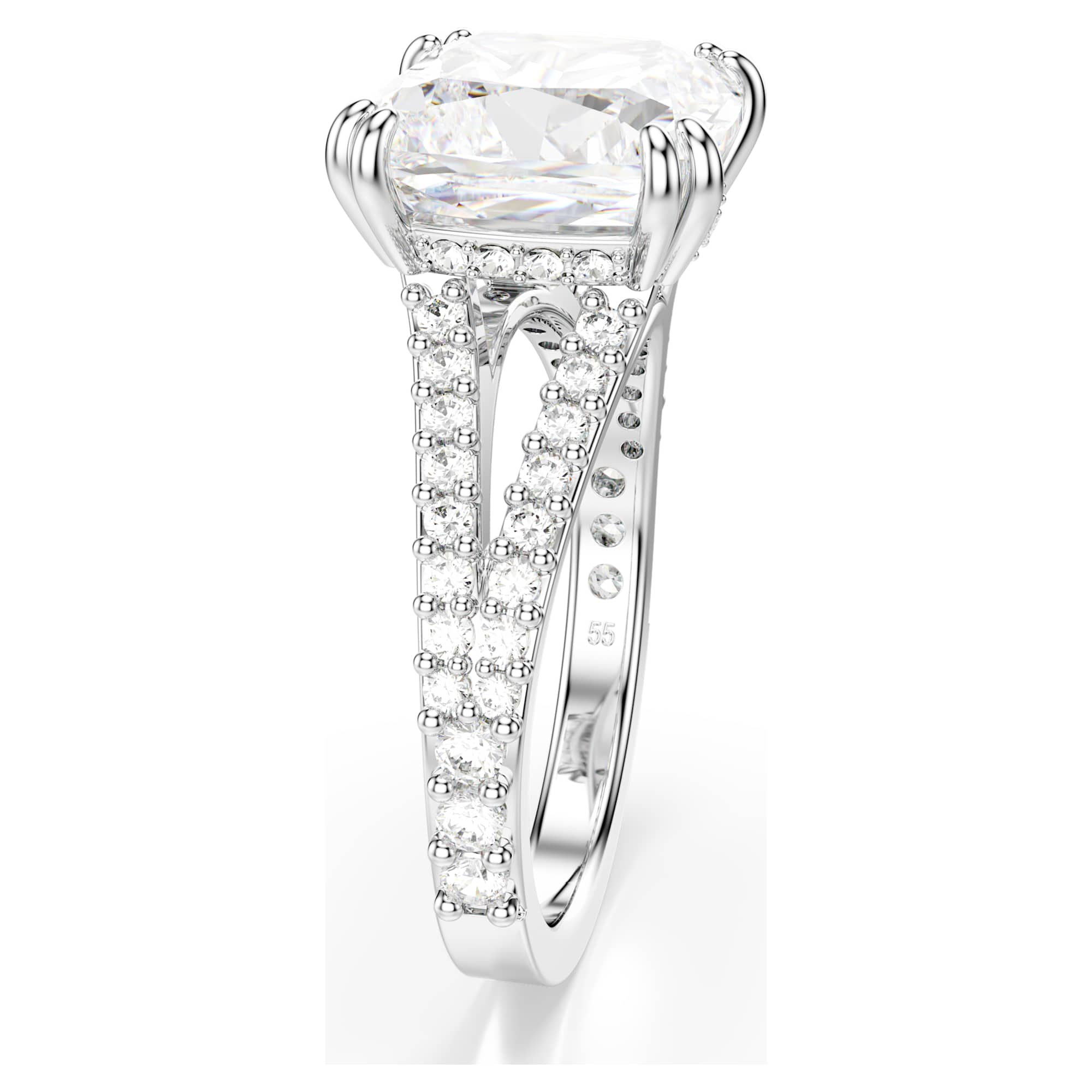 טבעת Stilla בציפוי רודיום מבריק SWAROVSKI