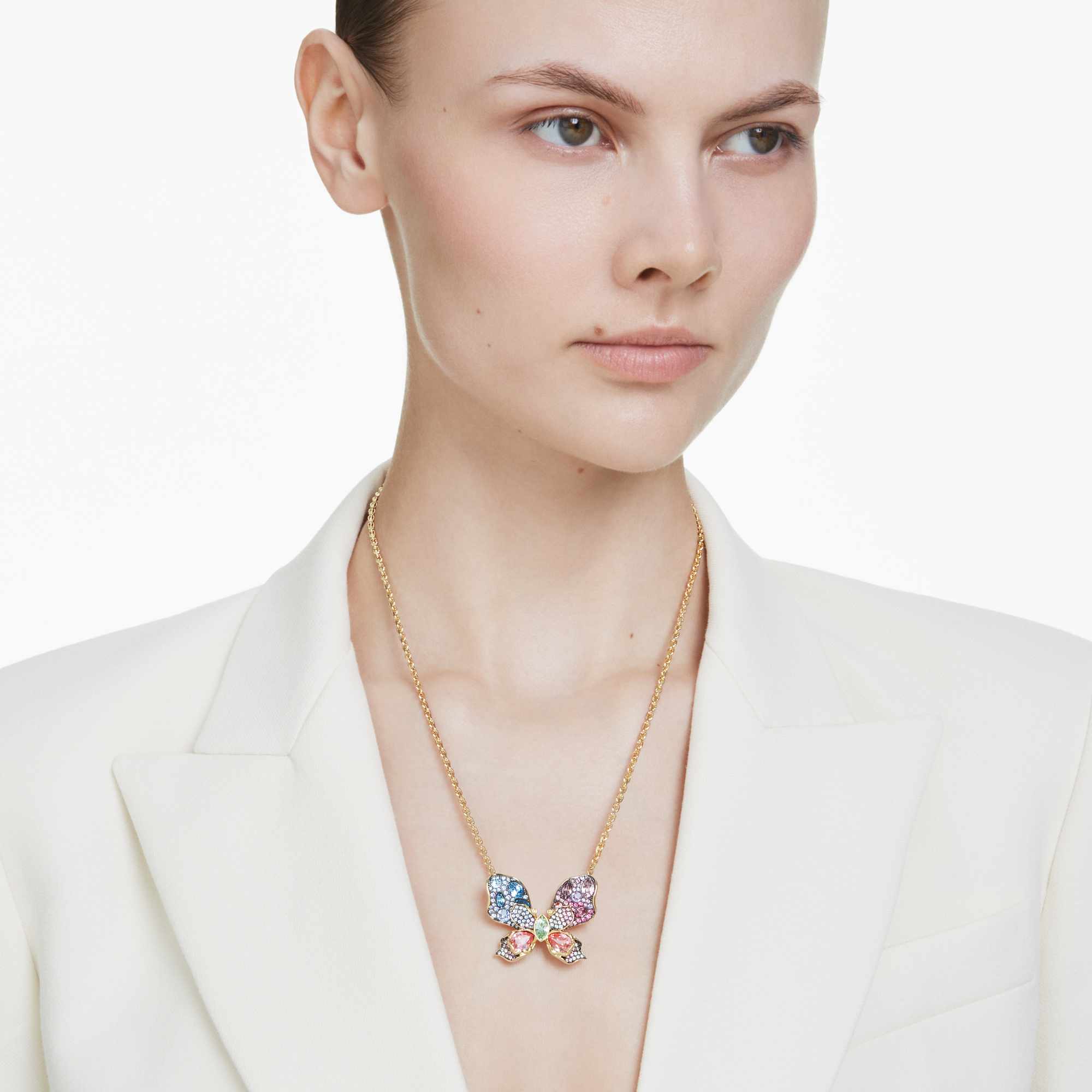 שרשרת Idyllia בציפוי ציפוי מעורב SWAROVSKI