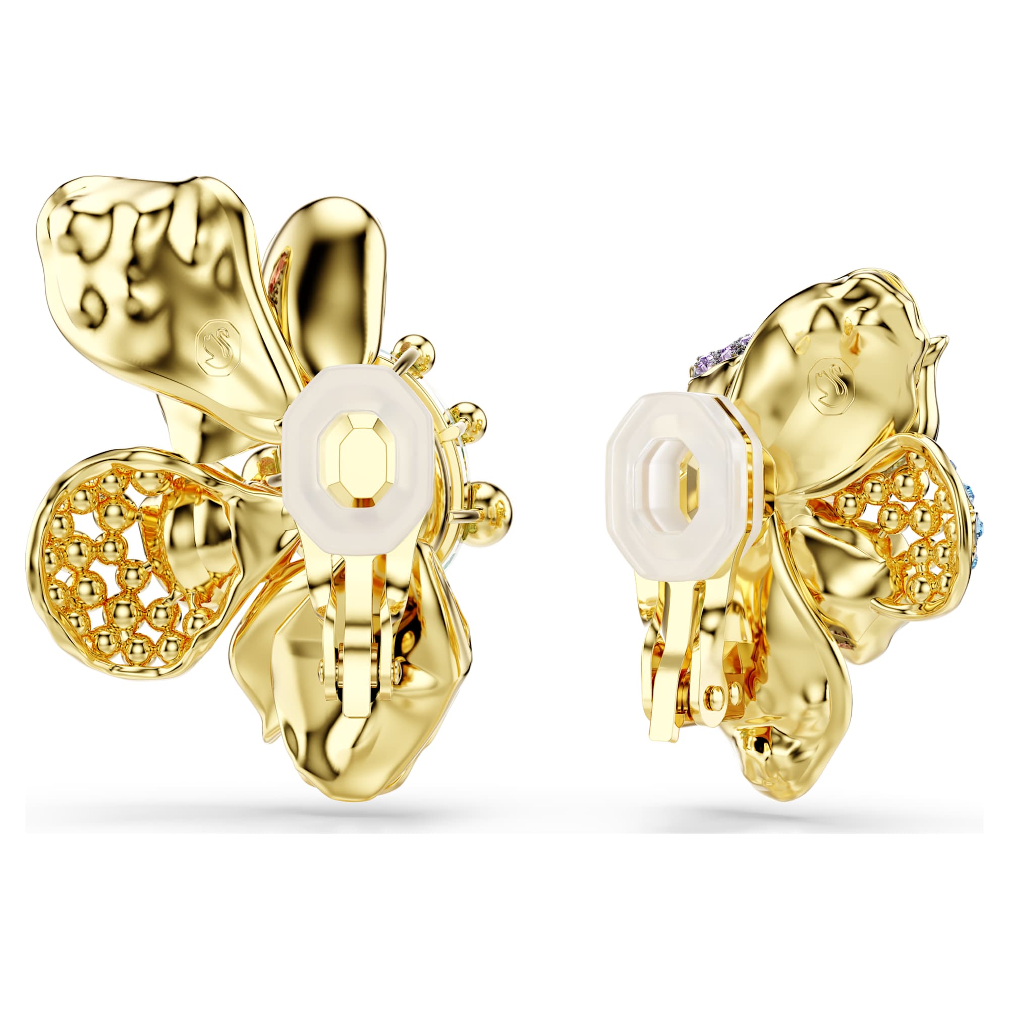 עגילי Idyllia בציפוי ציפוי מעורב SWAROVSKI