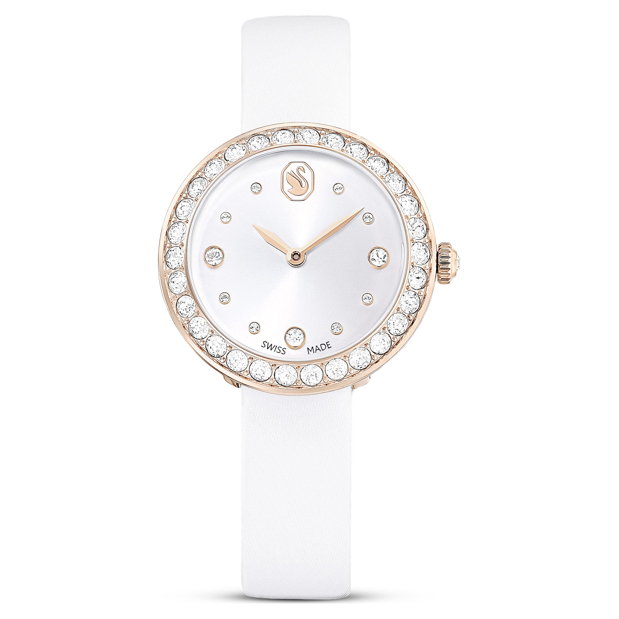 שעון Pave בציפוי PVD שמפניה זהב SWAROVSKI