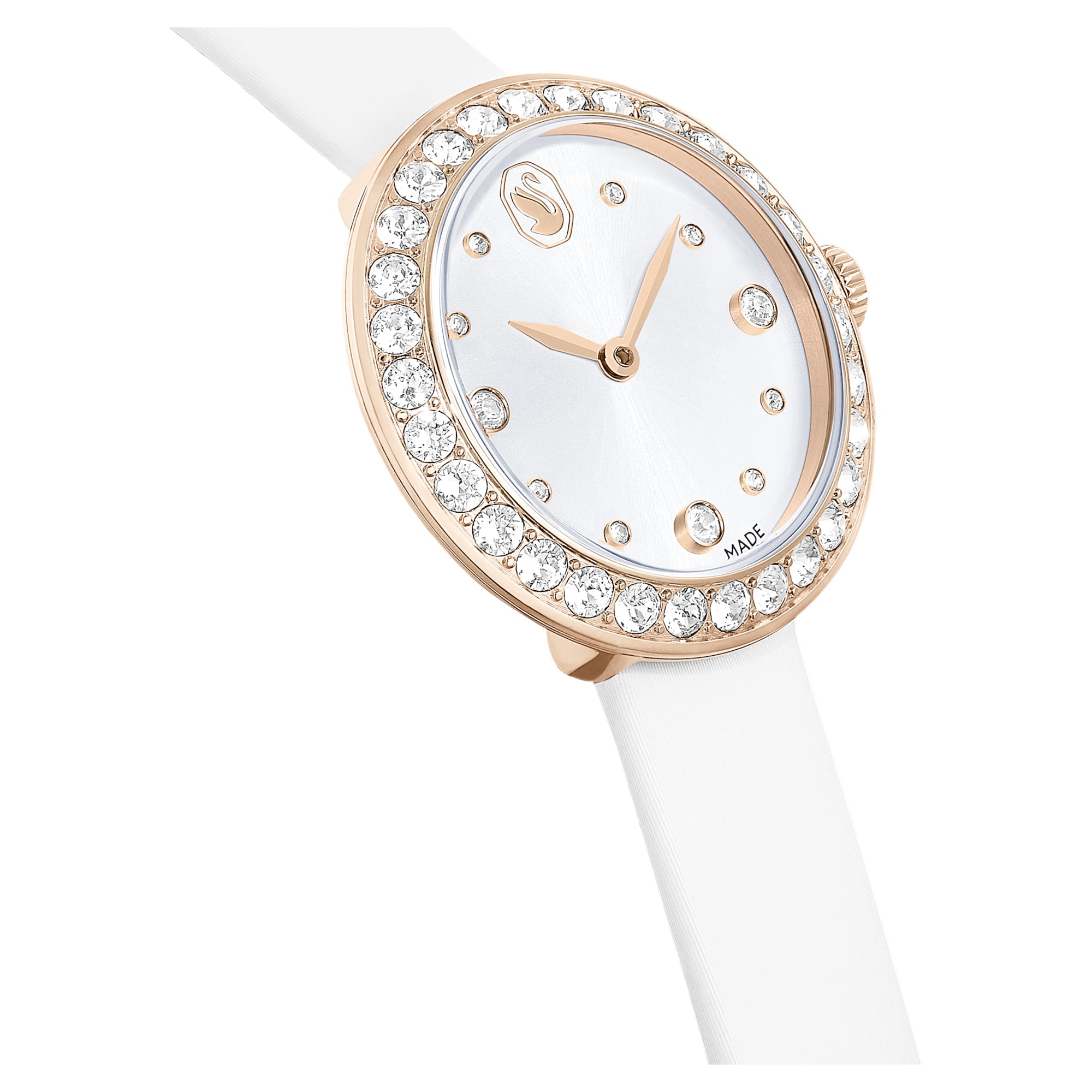 שעון Pave בציפוי PVD שמפניה זהב SWAROVSKI