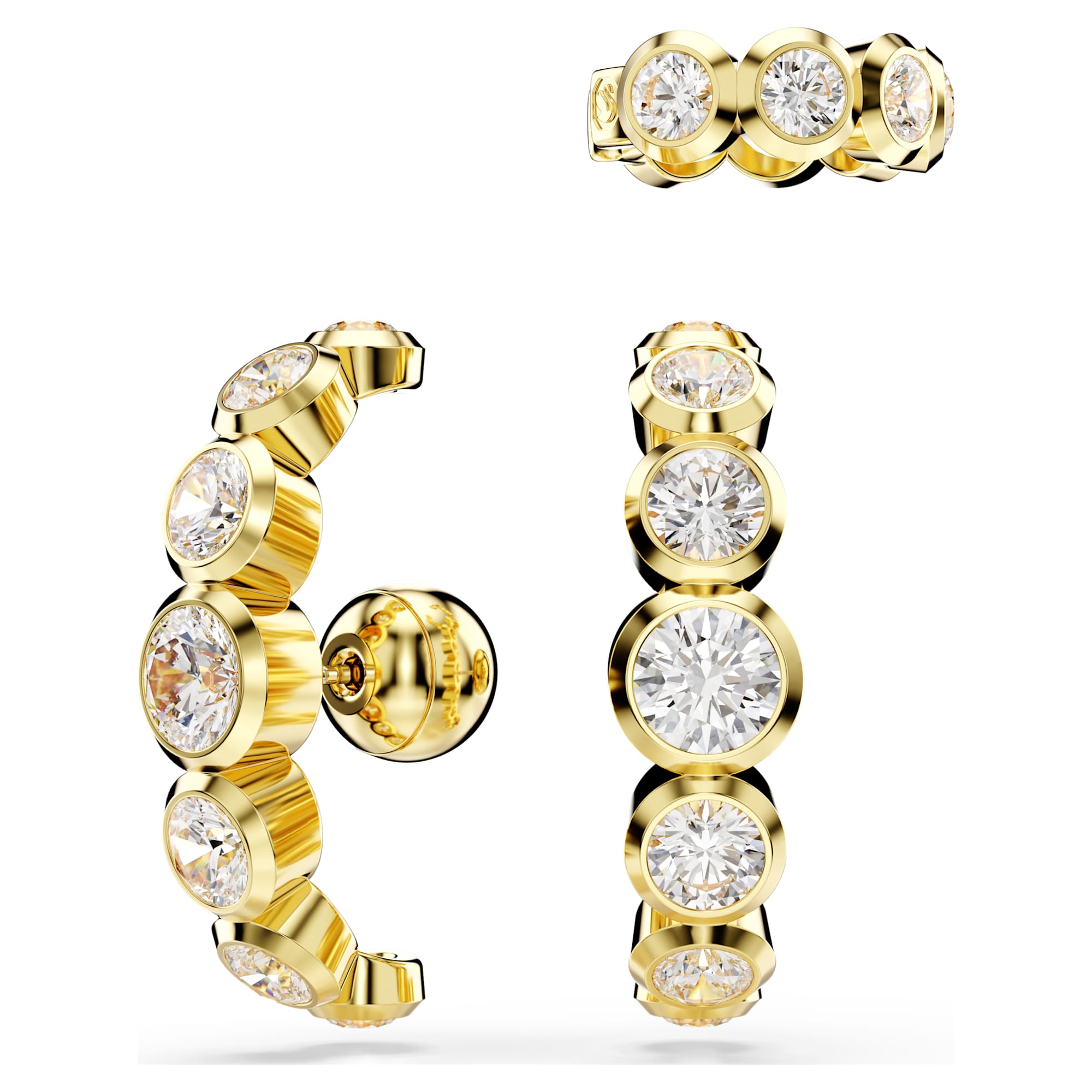 עגילי Imber בציפוי זהב מבריק SWAROVSKI