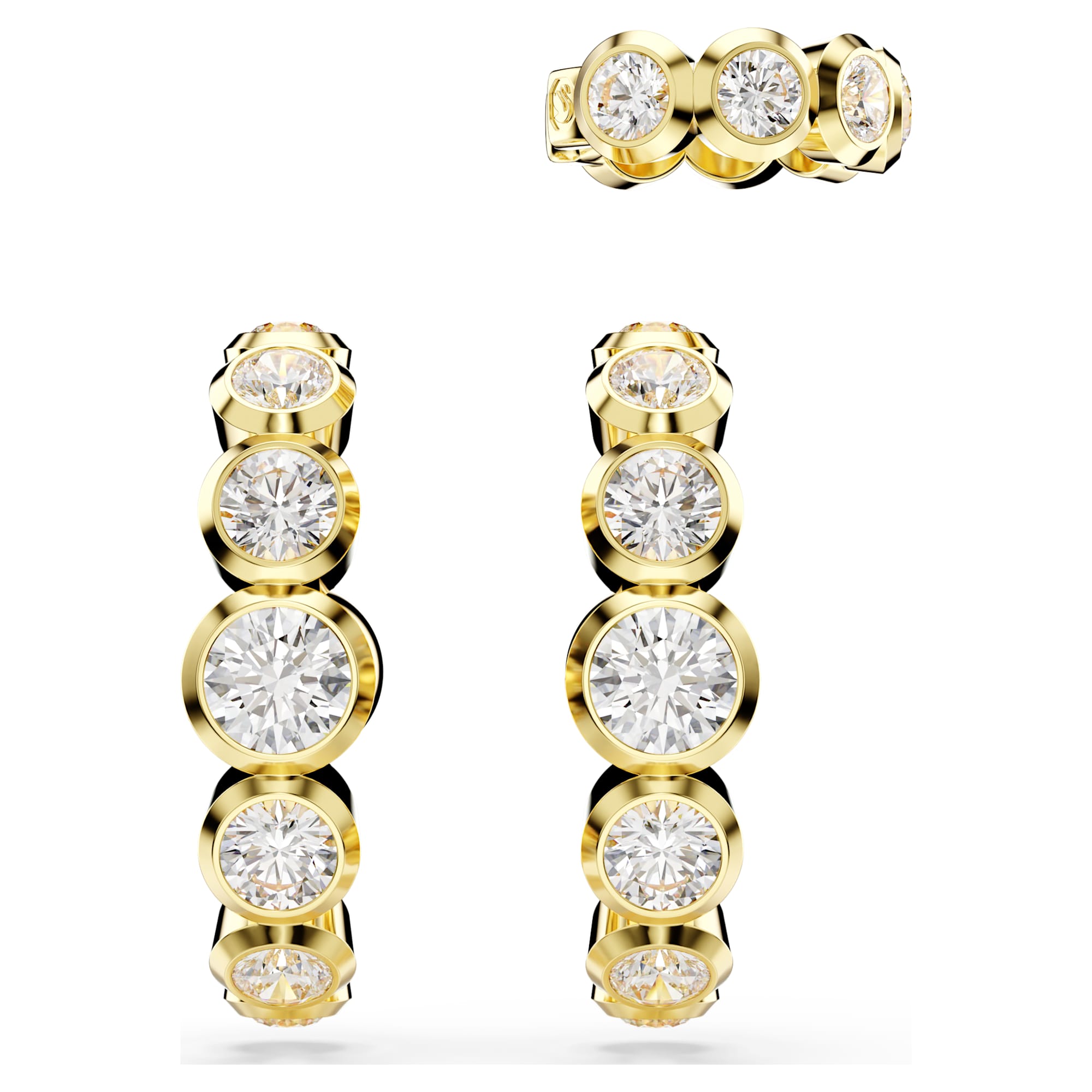 עגילי Imber בציפוי זהב מבריק SWAROVSKI