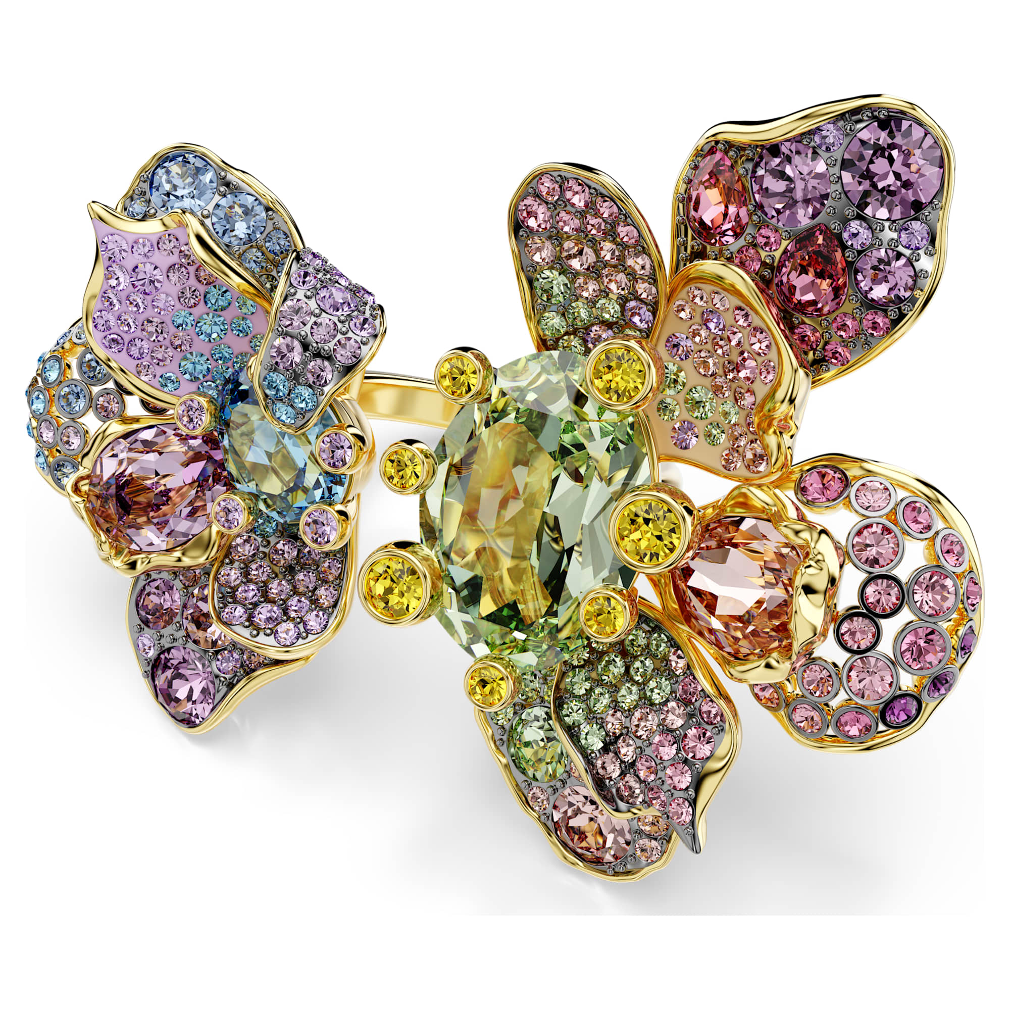 טבעת Idyllia בציפוי ציפוי מעורב SWAROVSKI