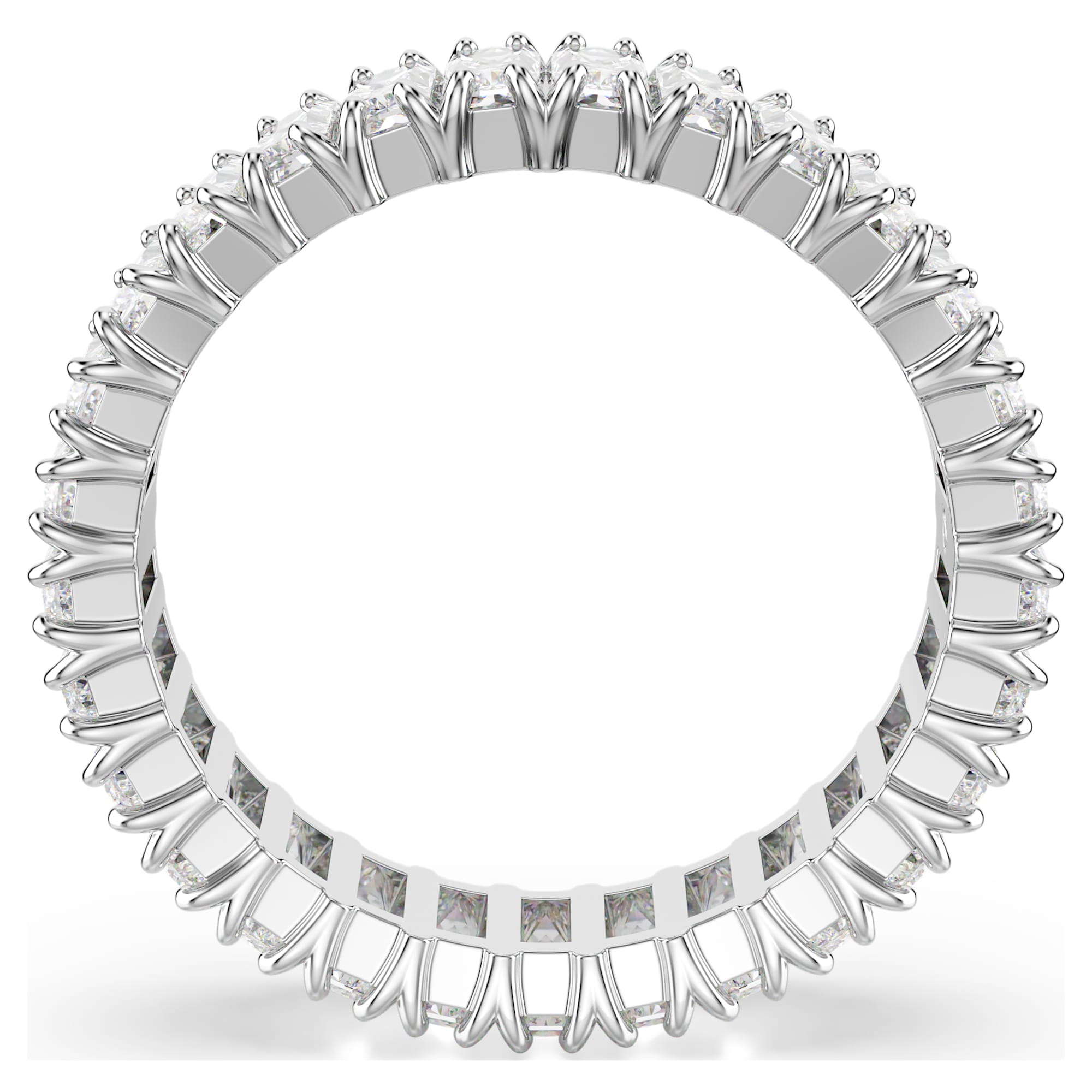 טבעת Matrix בציפוי רודיום מבריק SWAROVSKI