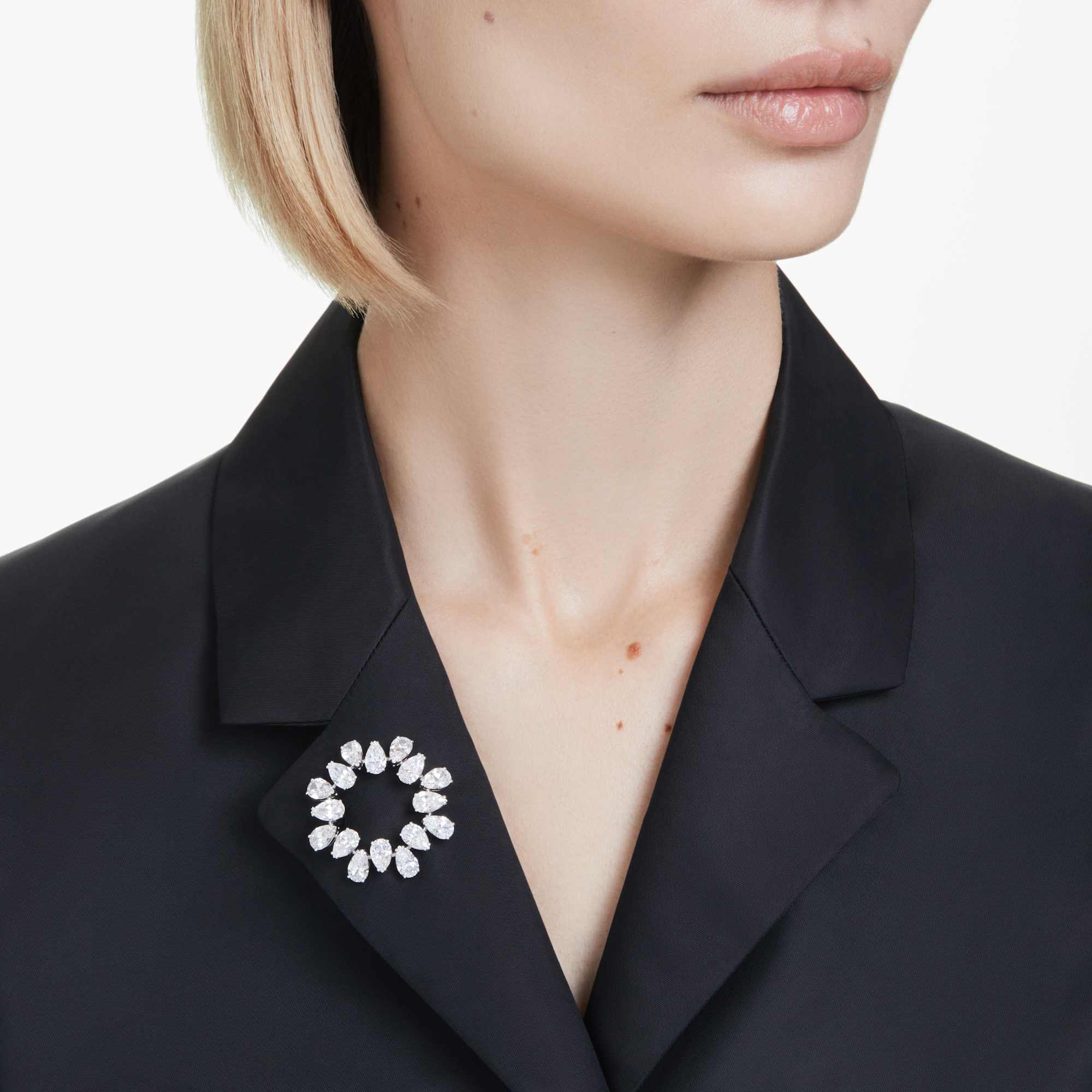 סיכות Matrix בציפוי רודיום מבריק SWAROVSKI