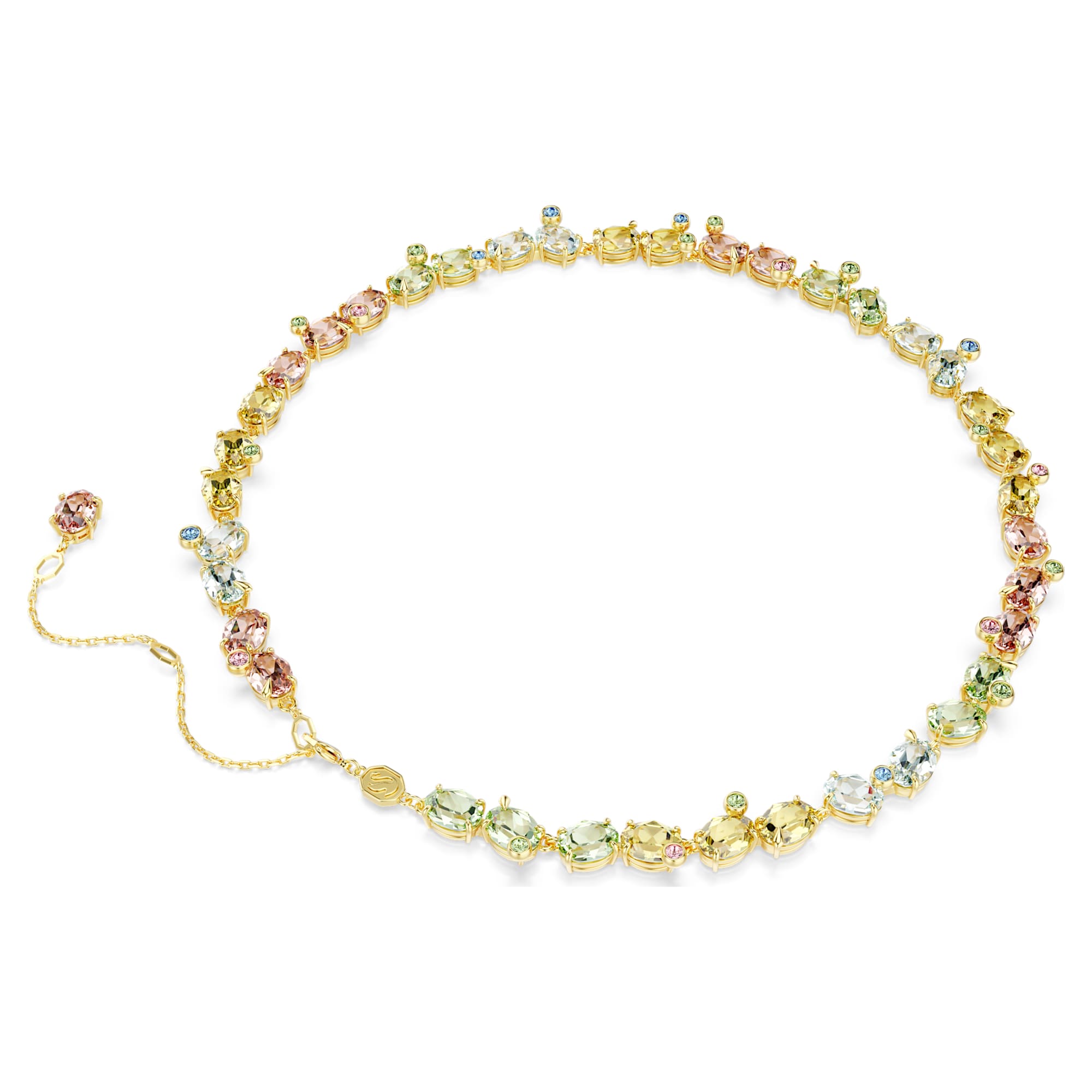 שרשרת Gema בציפוי זהב מבריק SWAROVSKI