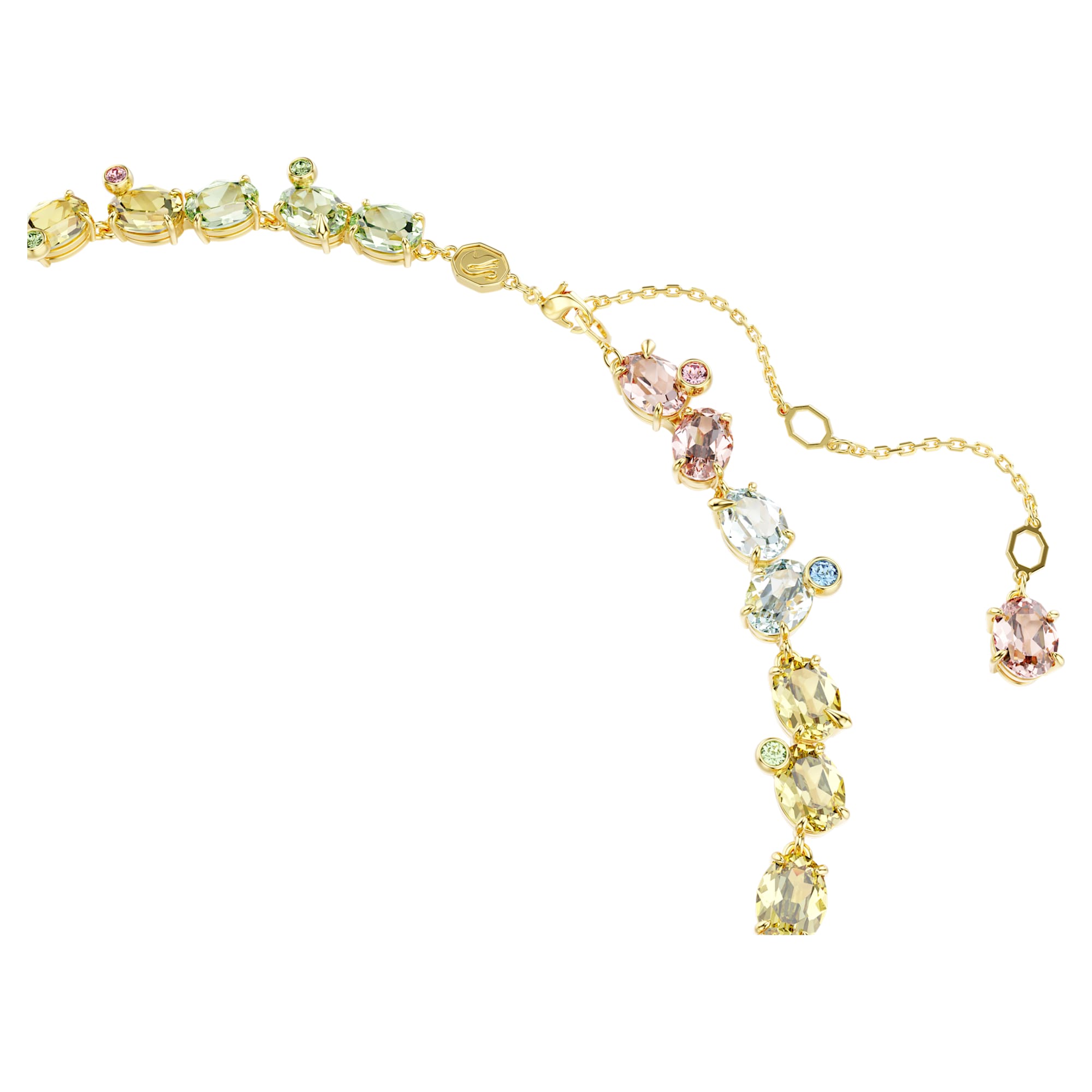 שרשרת Gema בציפוי זהב מבריק SWAROVSKI