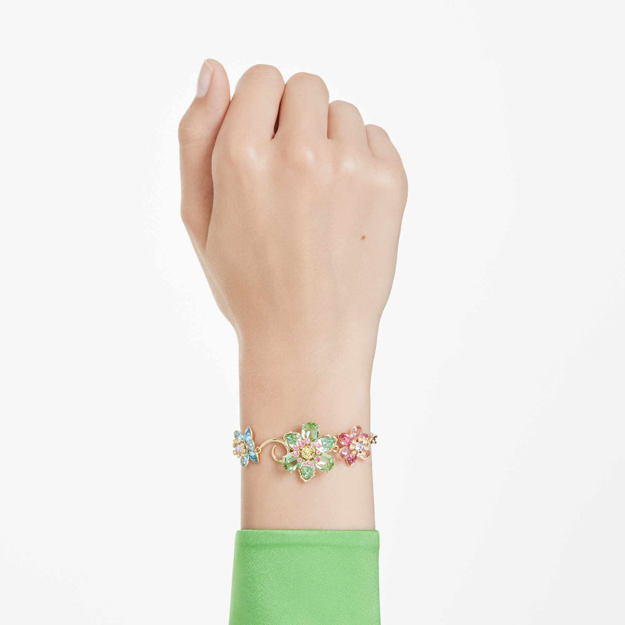 צמיד Idyllia בציפוי זהב מבריק SWAROVSKI