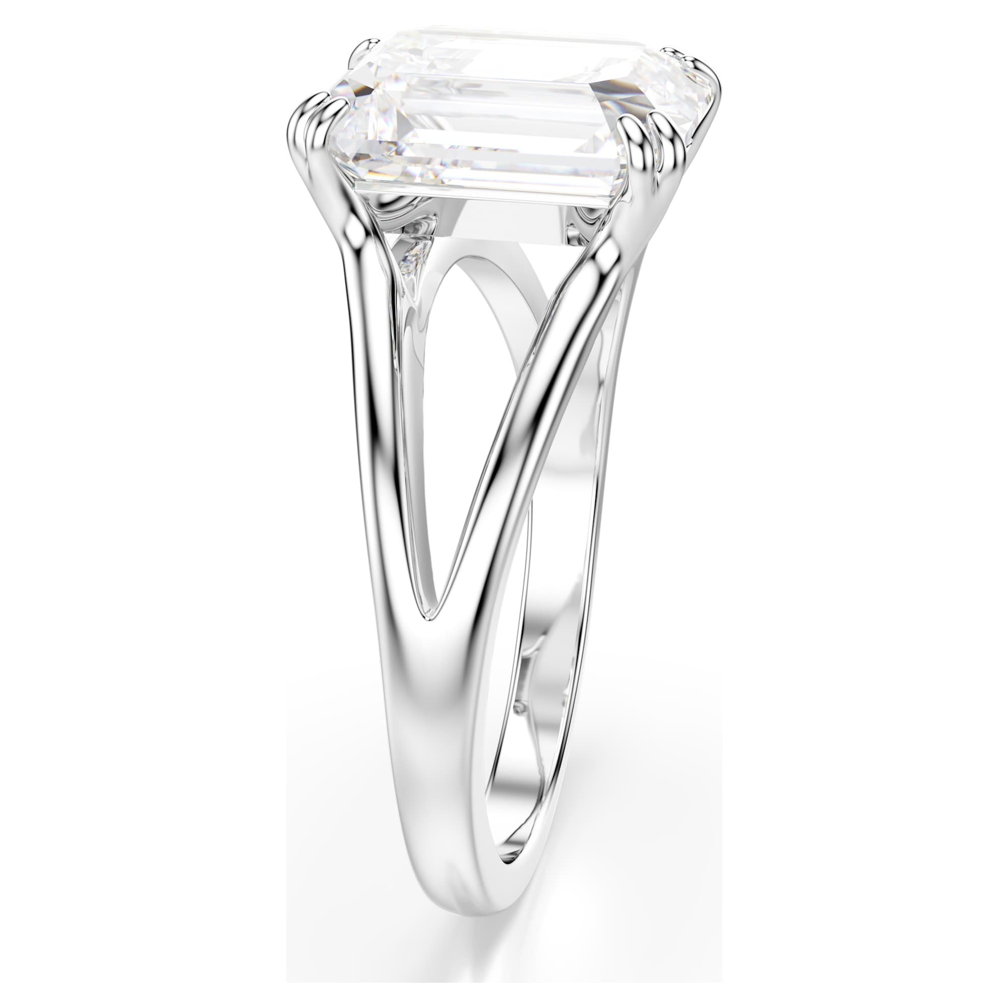 טבעת Stilla בציפוי רודיום מבריק SWAROVSKI