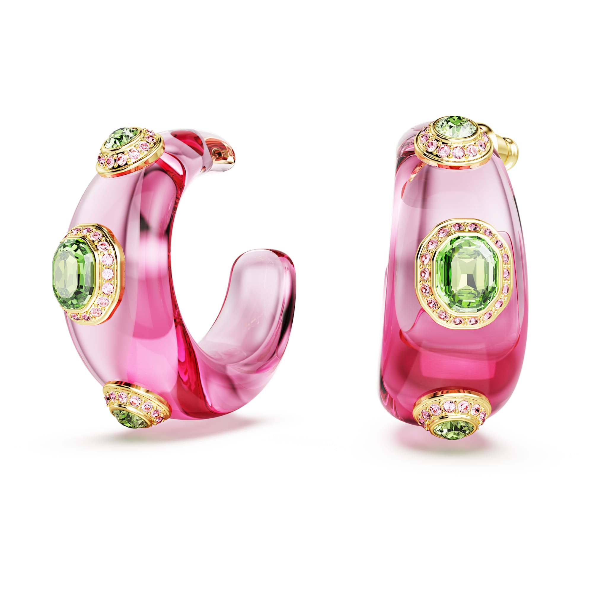 עגילי Dulcis בציפוי זהב מבריק SWAROVSKI