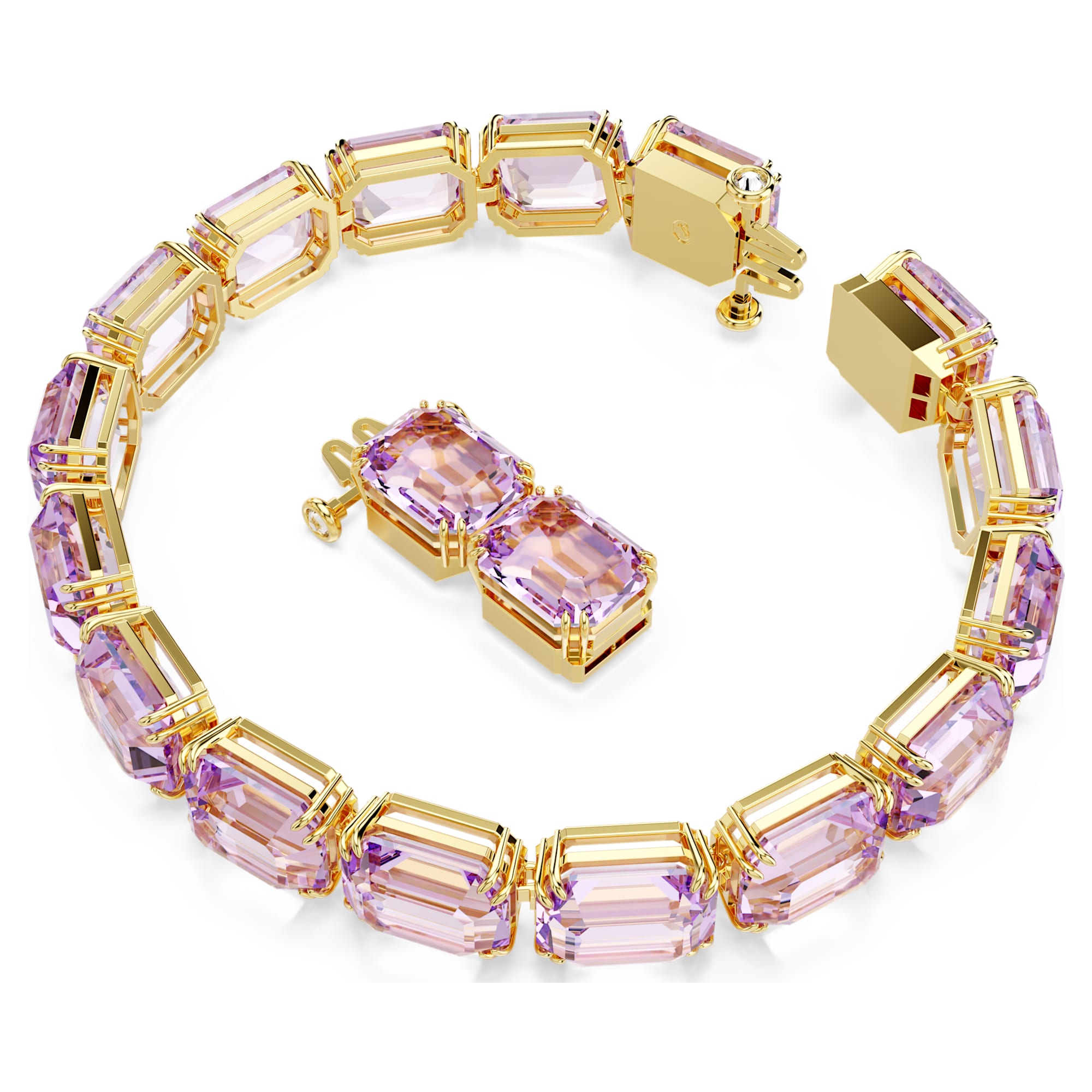 צמיד Millenia בציפוי זהב מבריק SWAROVSKI