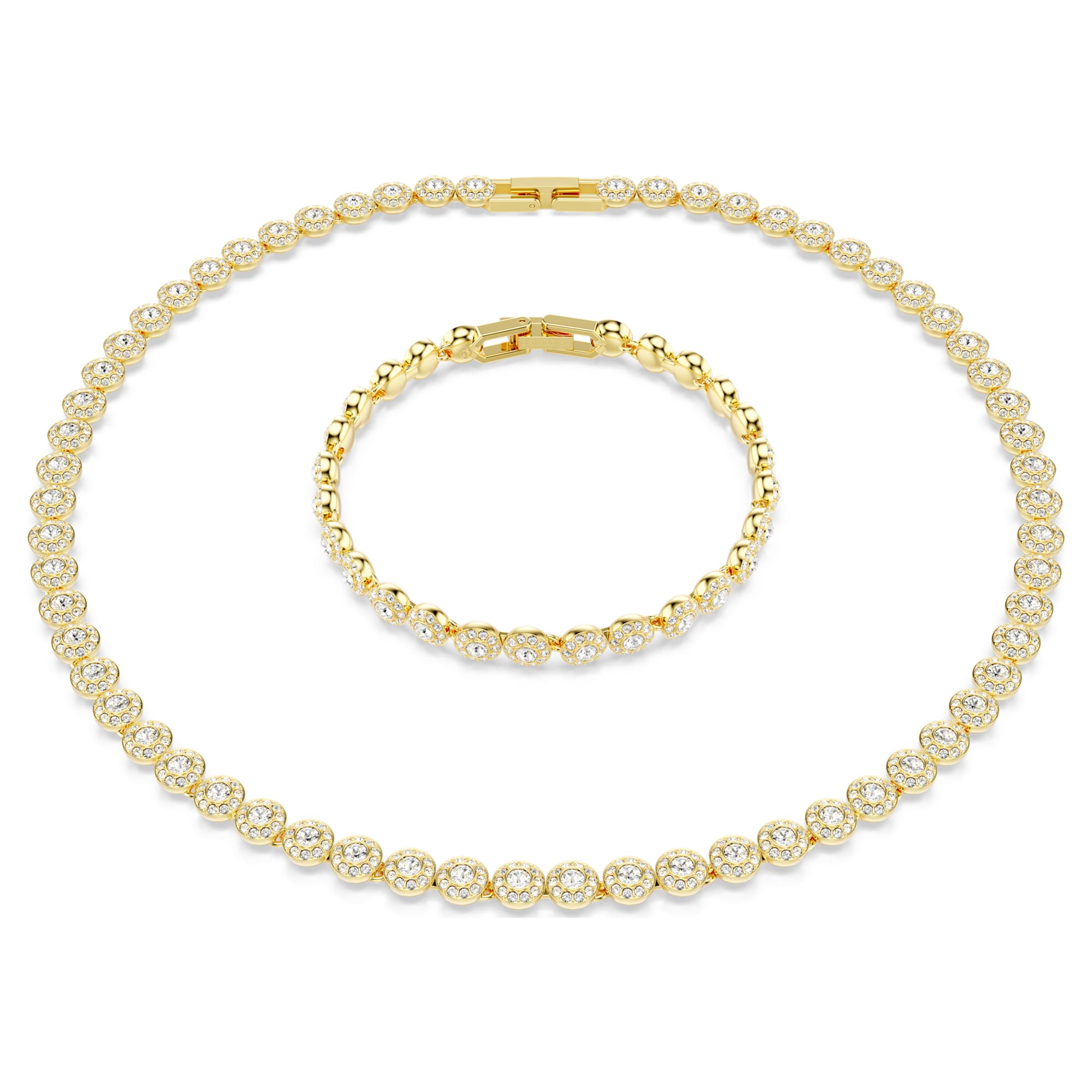 סט Una בציפוי זהב מבריק SWAROVSKI