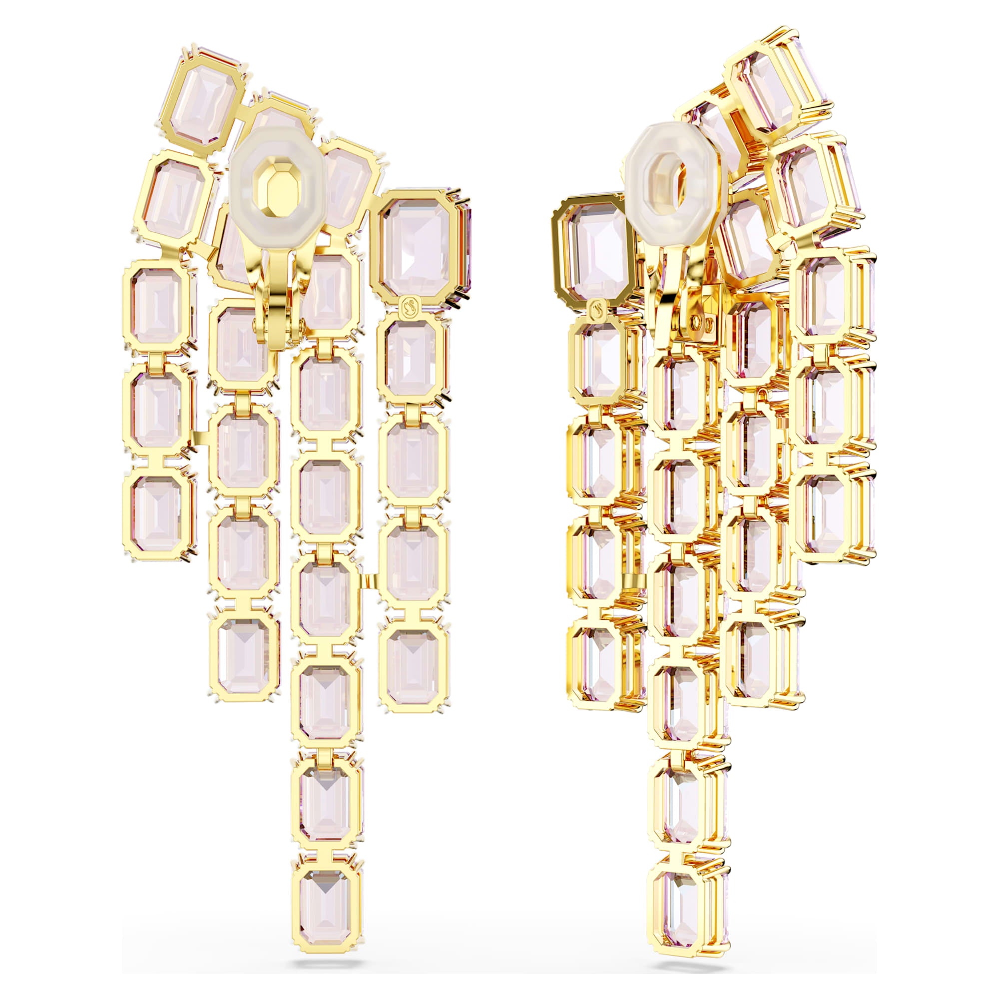 עגילי Millenia בציפוי זהב מבריק SWAROVSKI