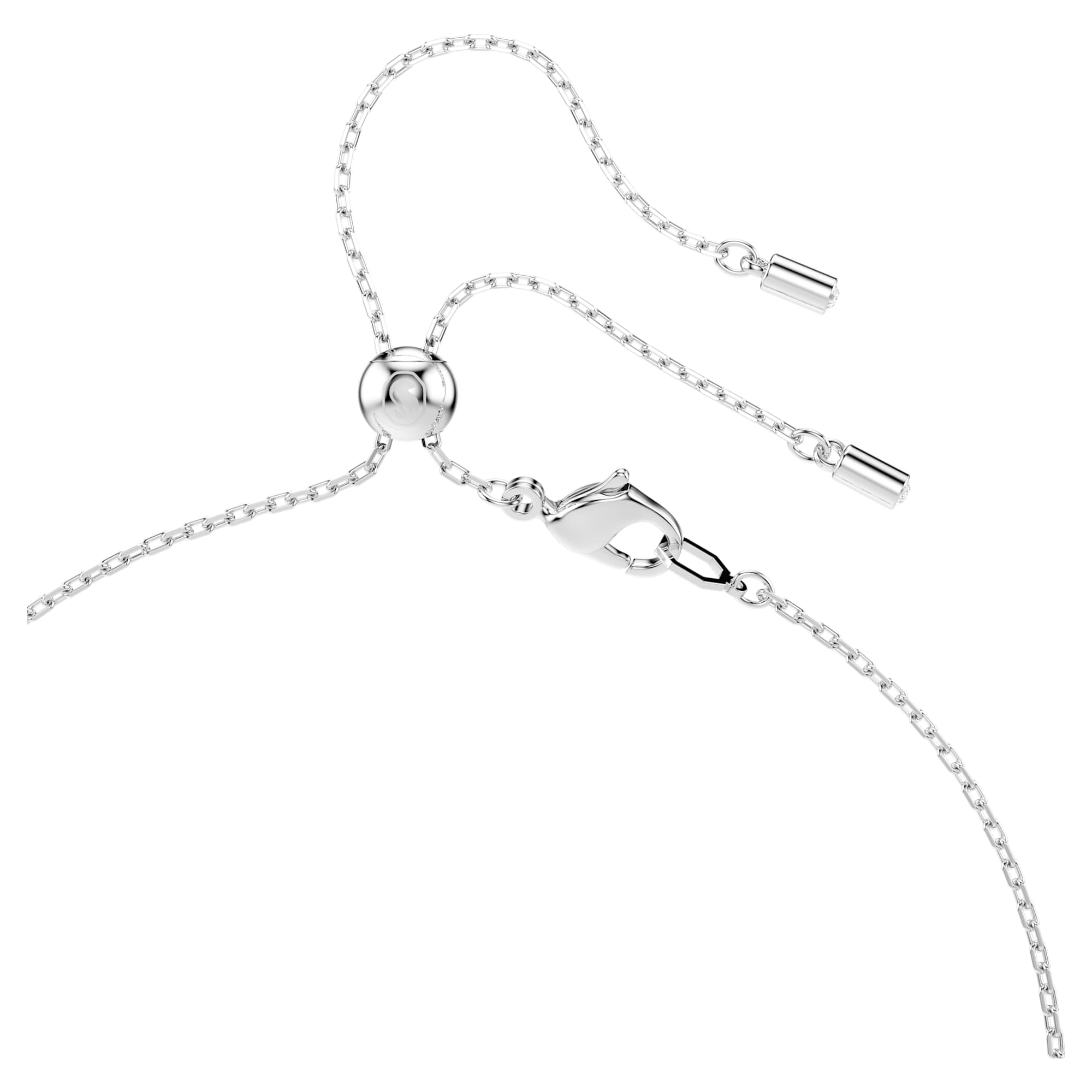 שרשרת SS25 Capsule בציפוי רודיום מבריק SWAROVSKI