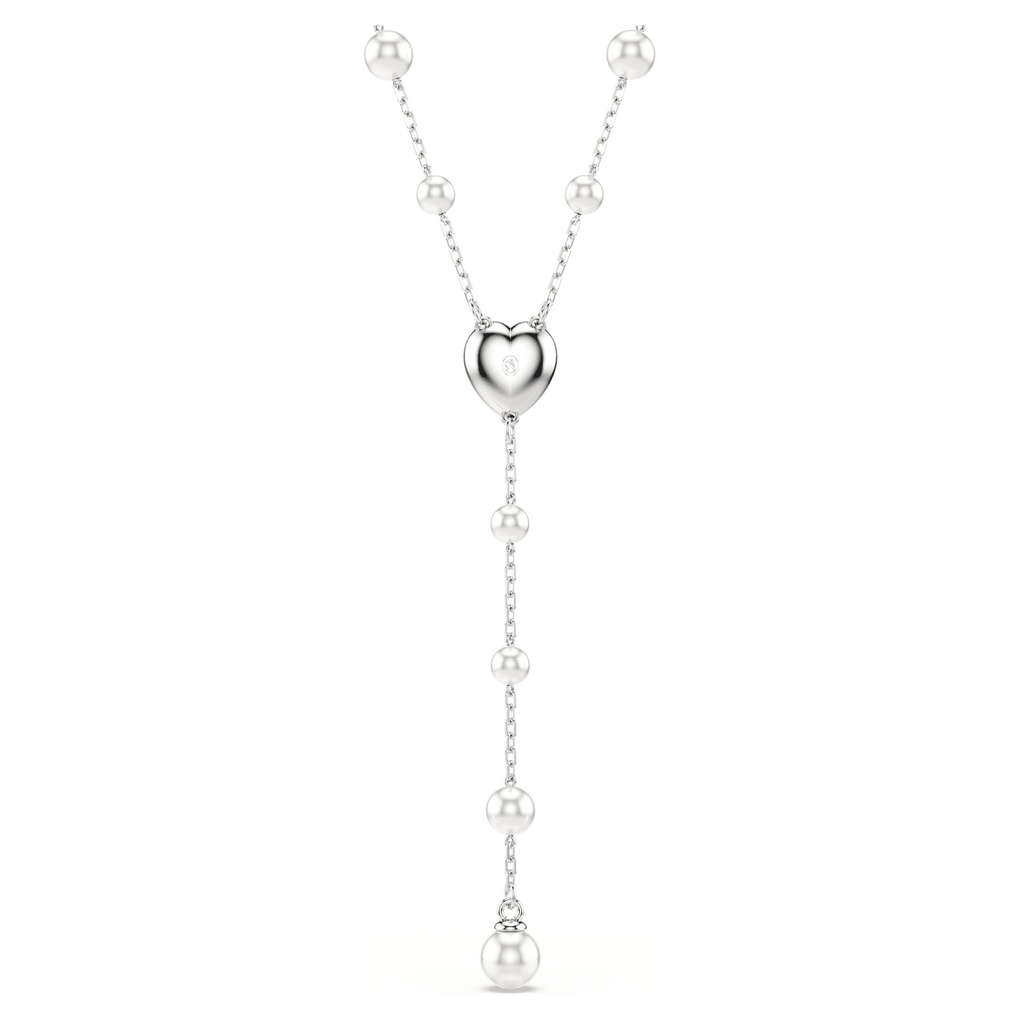 שרשרת SS25 Capsule בציפוי רודיום מבריק SWAROVSKI