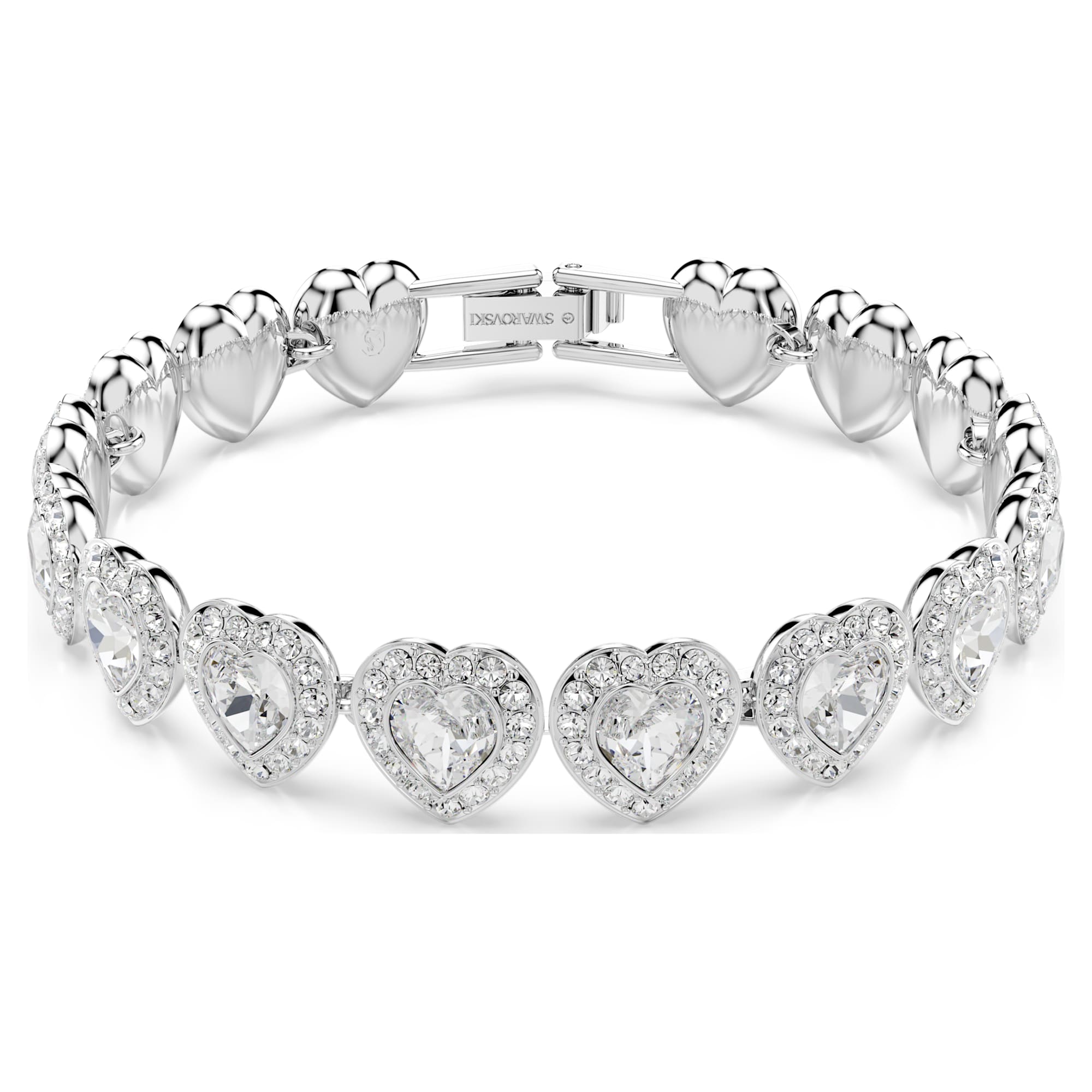 צמיד SS25 Capsule בציפוי רודיום מבריק SWAROVSKI