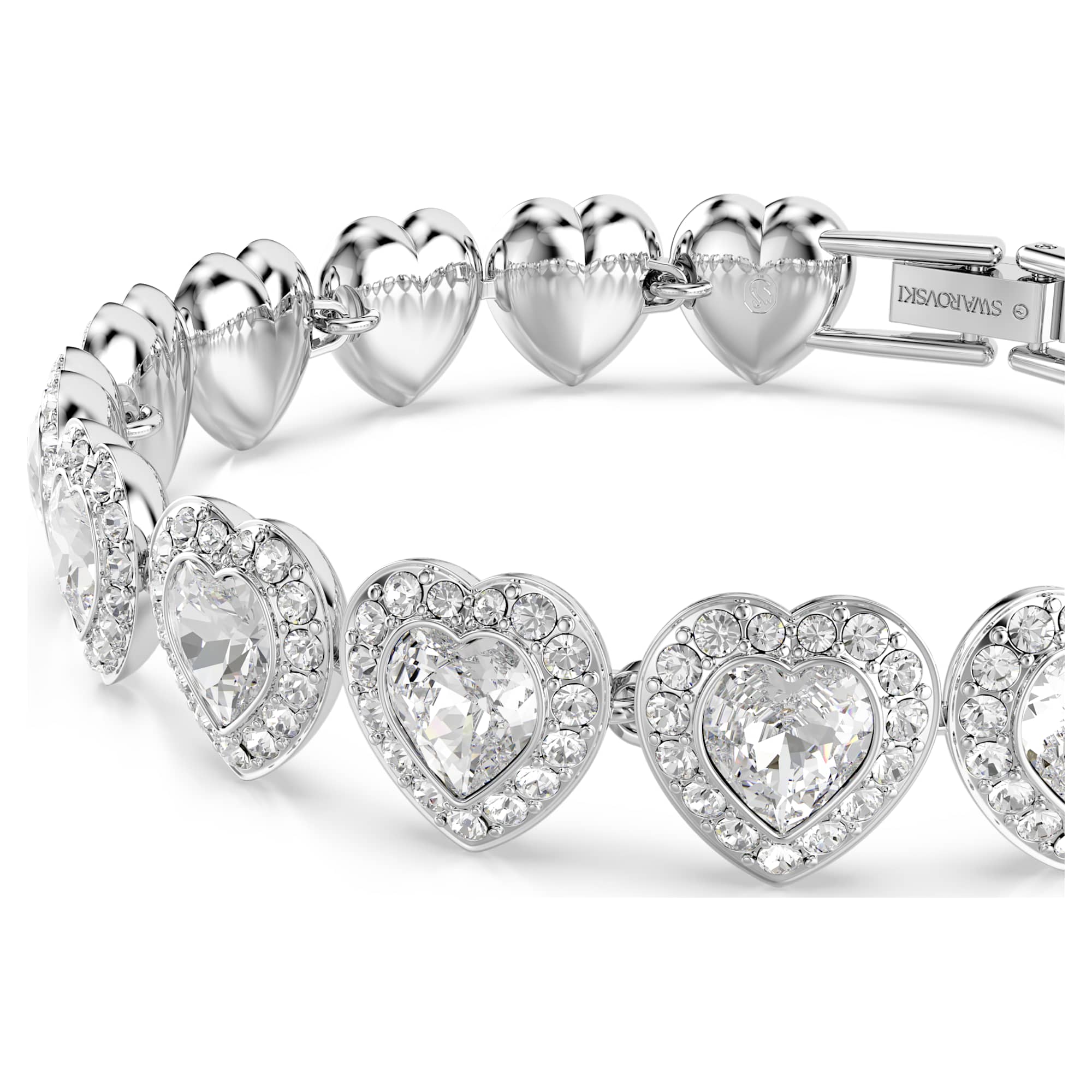 צמיד SS25 Capsule בציפוי רודיום מבריק SWAROVSKI