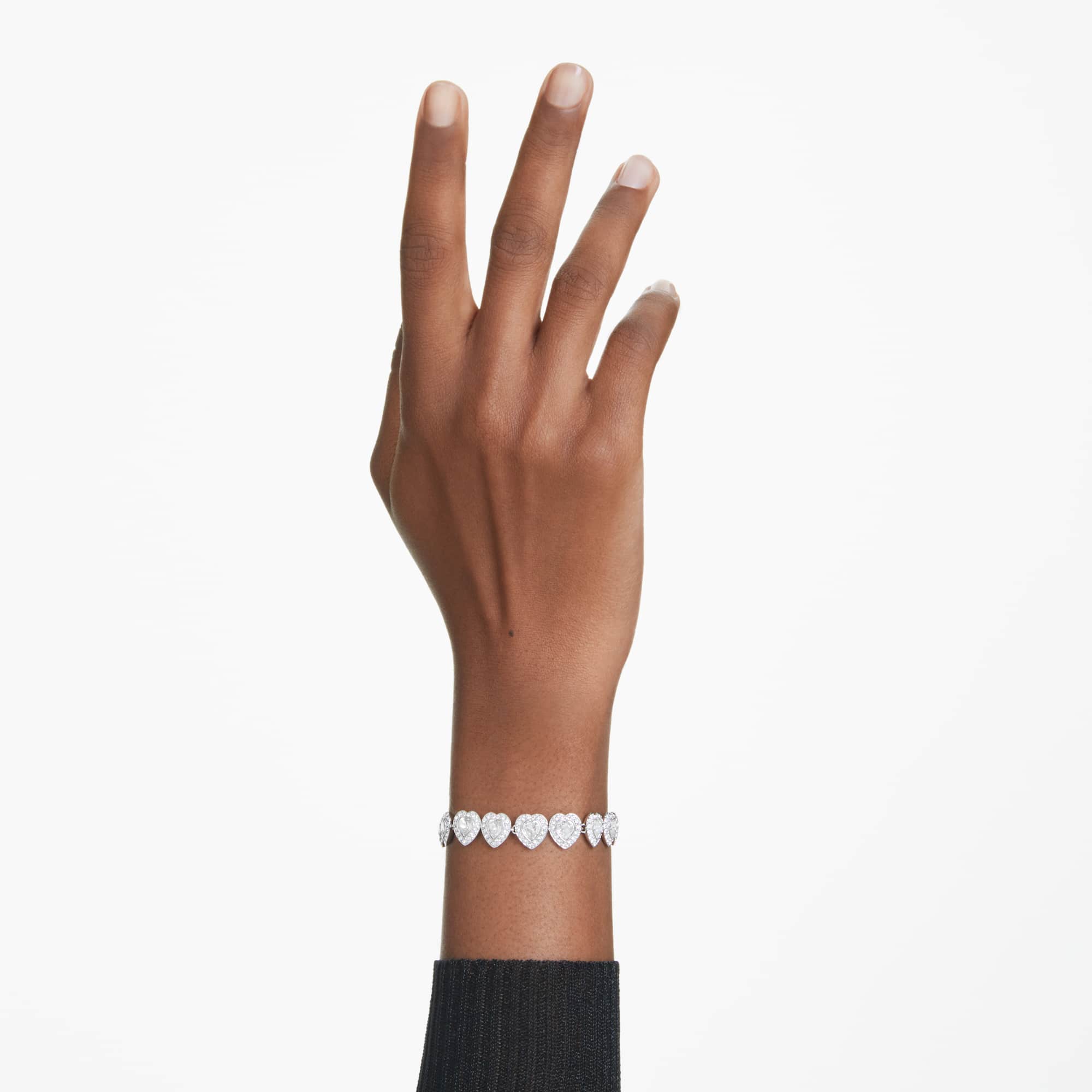 צמיד SS25 Capsule בציפוי רודיום מבריק SWAROVSKI