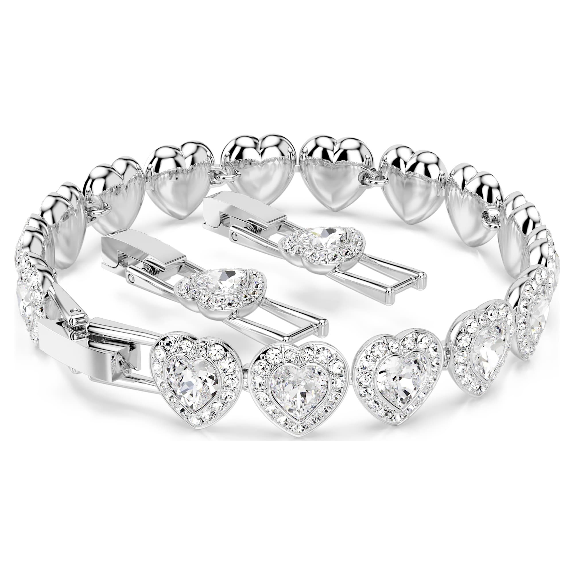 צמיד SS25 Capsule בציפוי רודיום מבריק SWAROVSKI