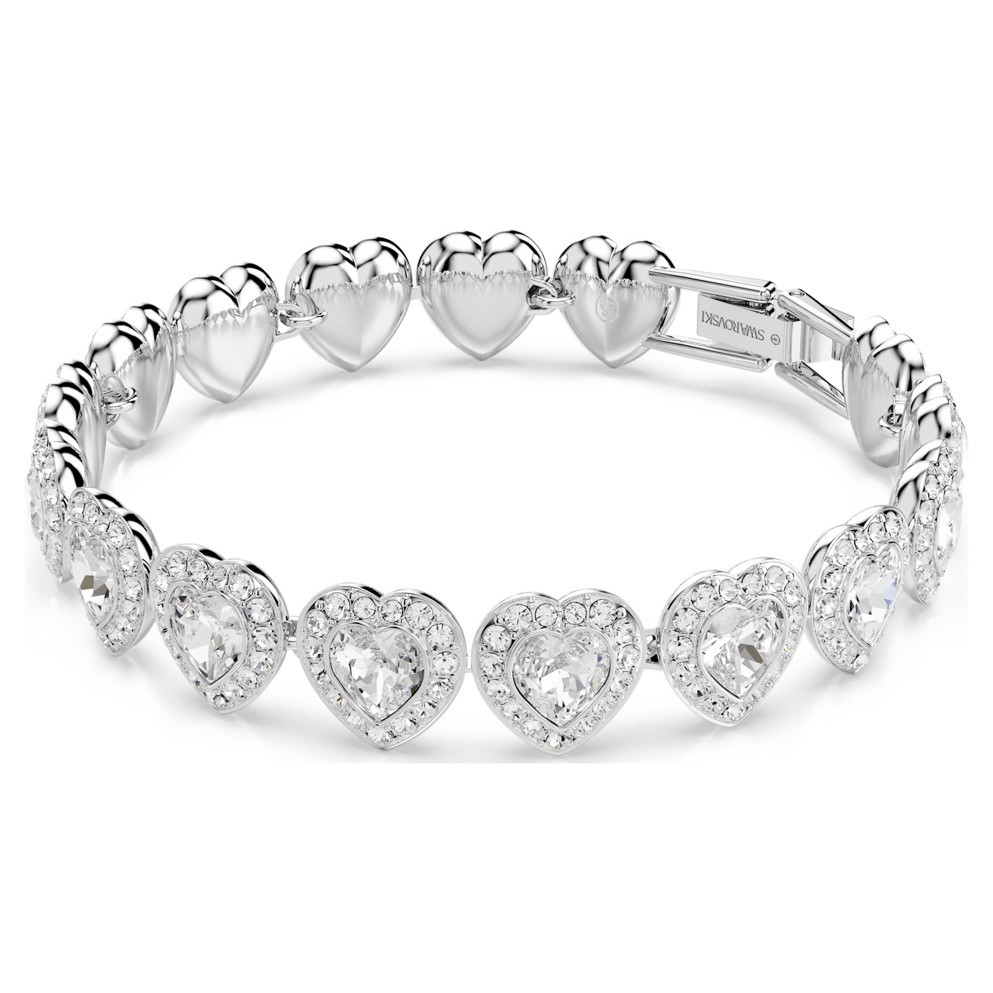 צמיד SS25 Capsule בציפוי רודיום מבריק SWAROVSKI
