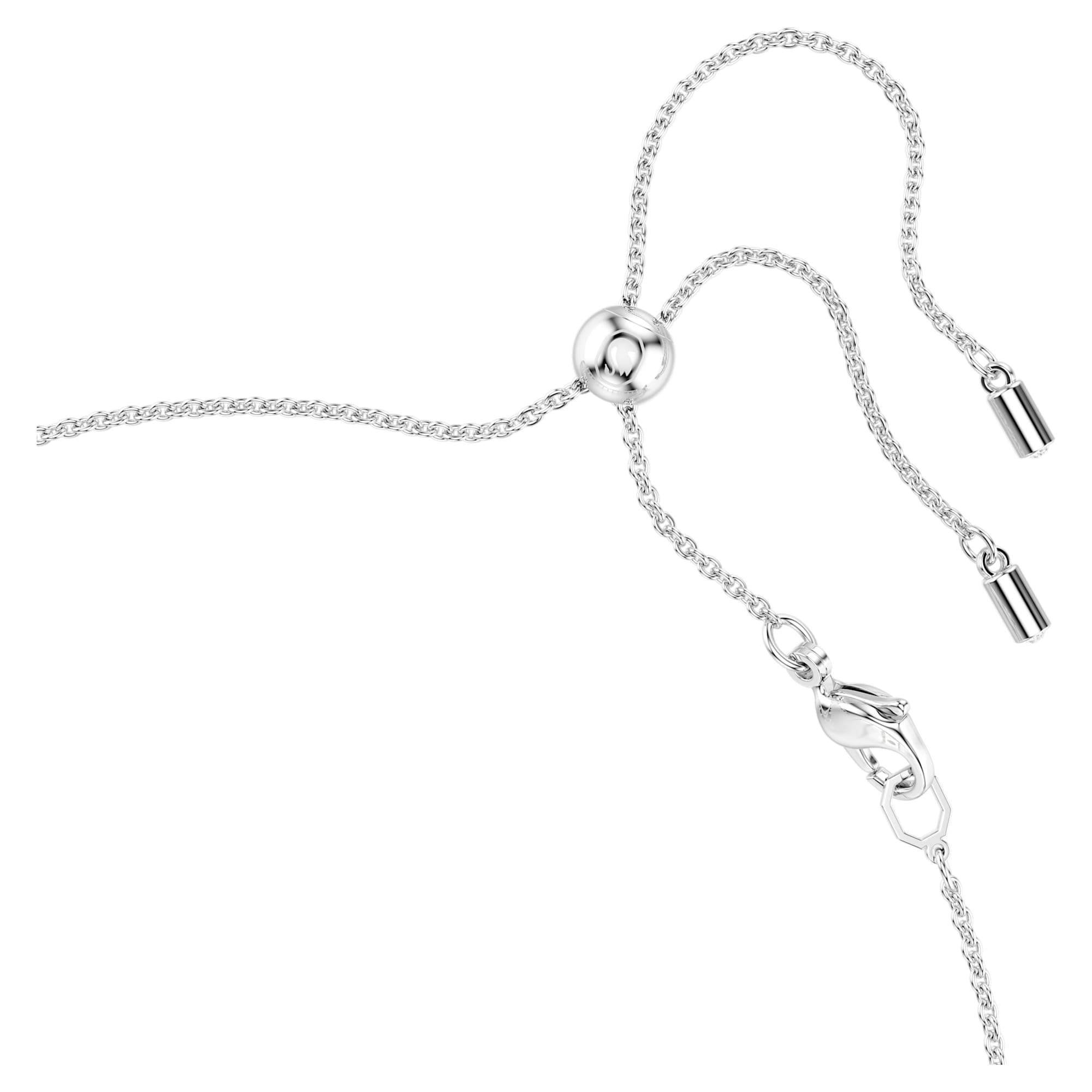 שרשרת SS25 Capsule בציפוי רודיום מבריק SWAROVSKI