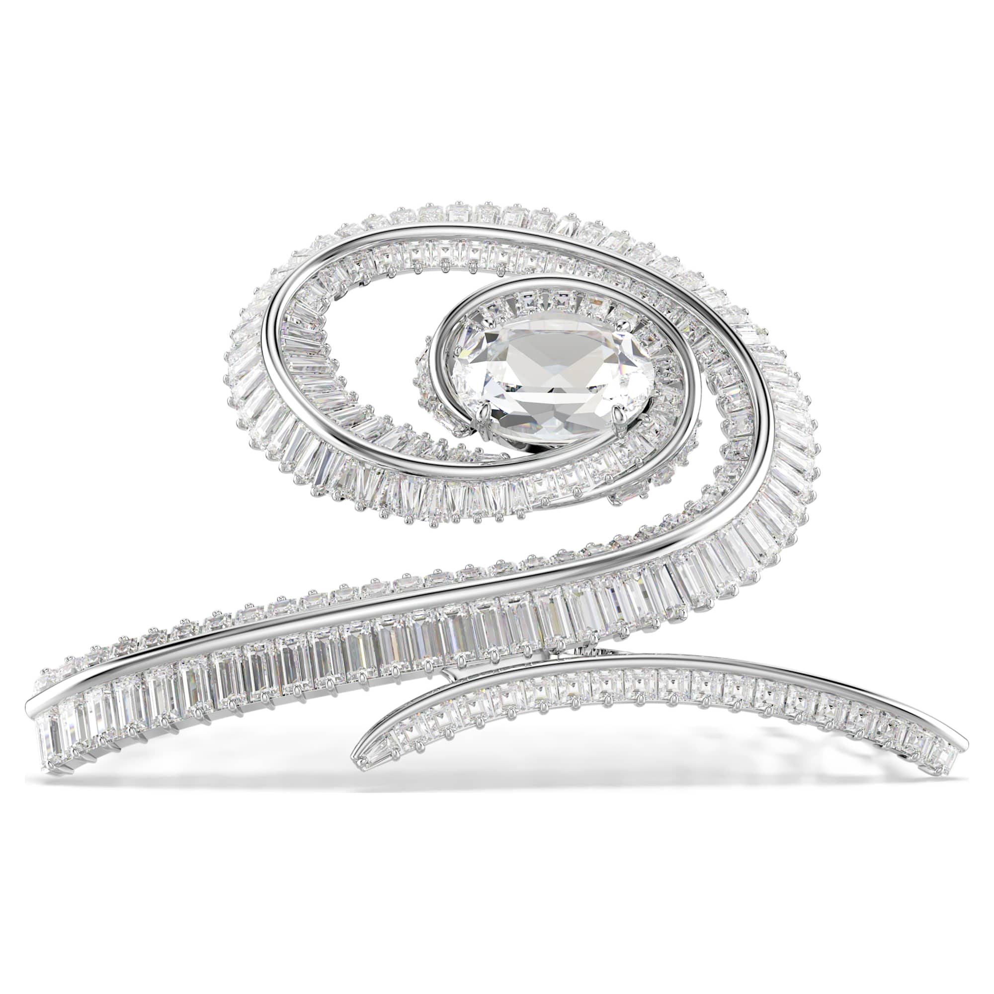 סיכות SS25 Capsule בציפוי רודיום מבריק SWAROVSKI