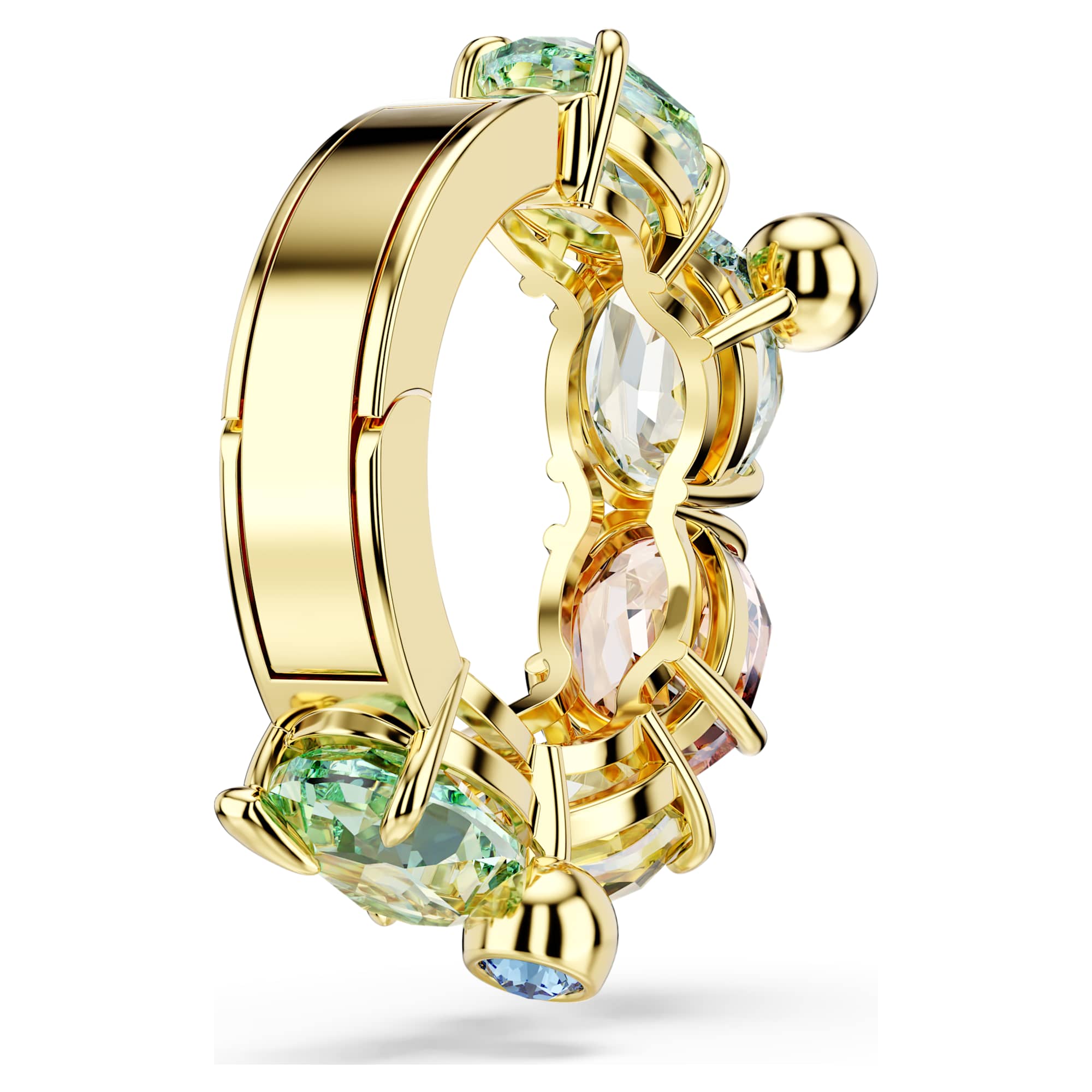 עגילי Gema בציפוי זהב מבריק SWAROVSKI