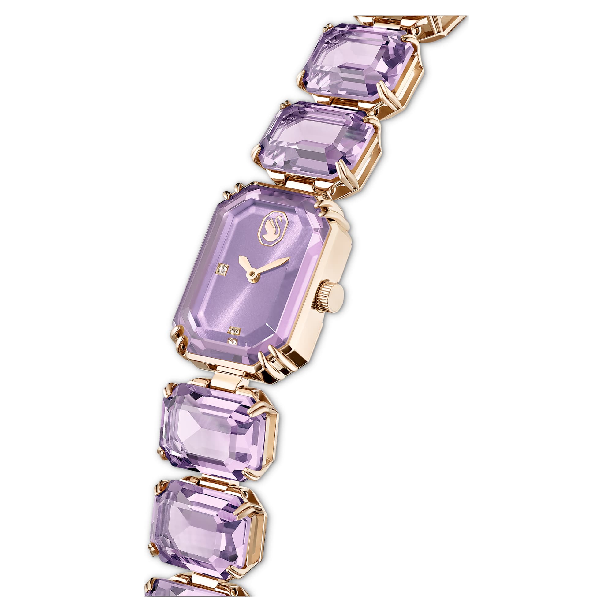 שעון Jewelry Watch בציפוי PVD שמפניה זהב SWAROVSKI