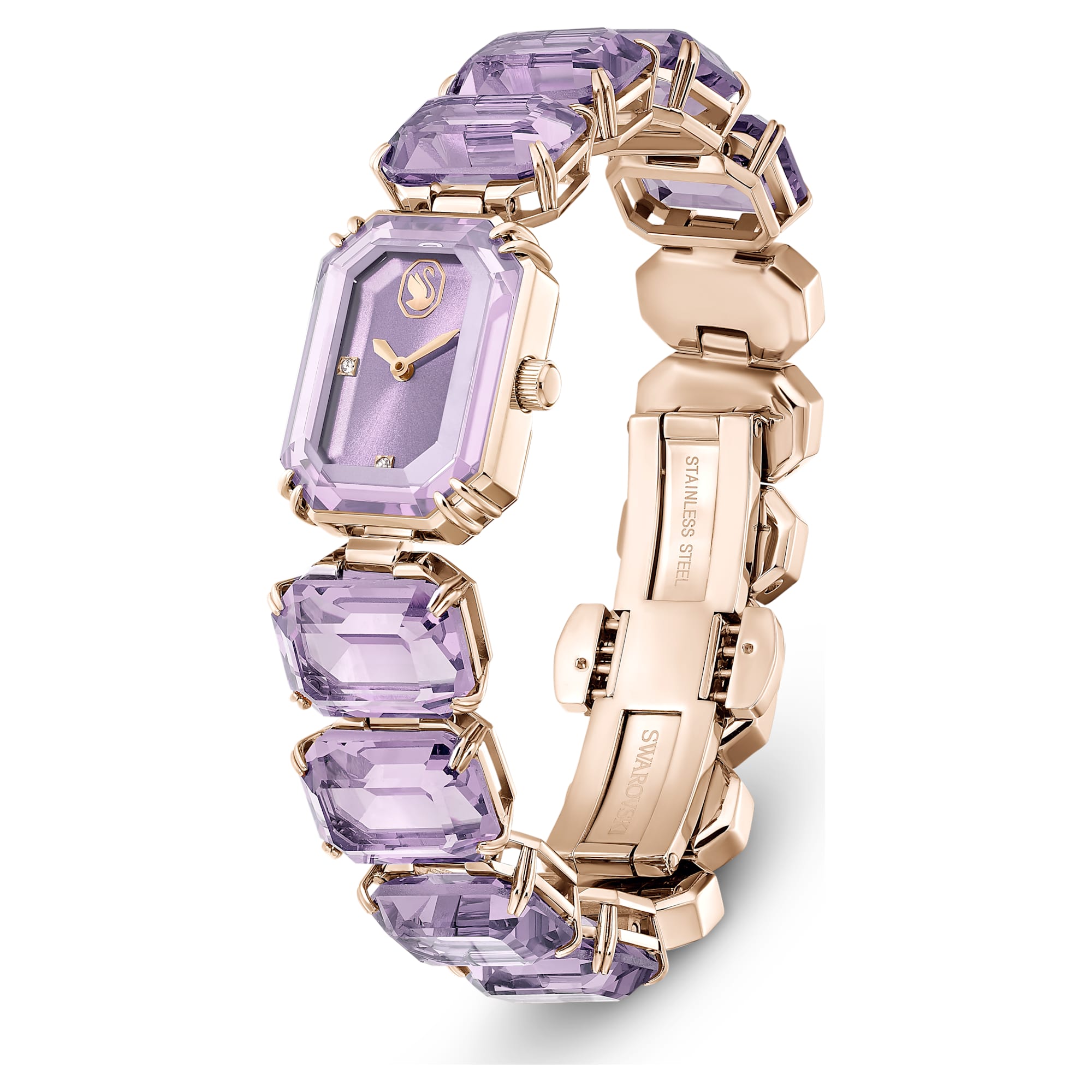 שעון Jewelry Watch בציפוי PVD שמפניה זהב SWAROVSKI