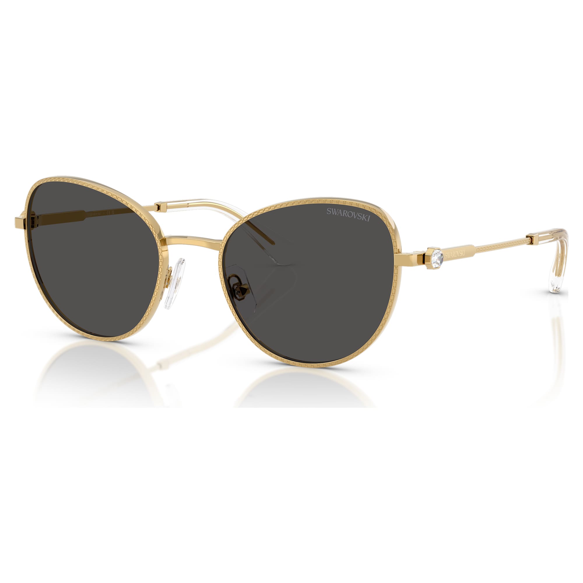 משקפי שמש Crystal Purity בציפוי זהב מבריק SWAROVSKI