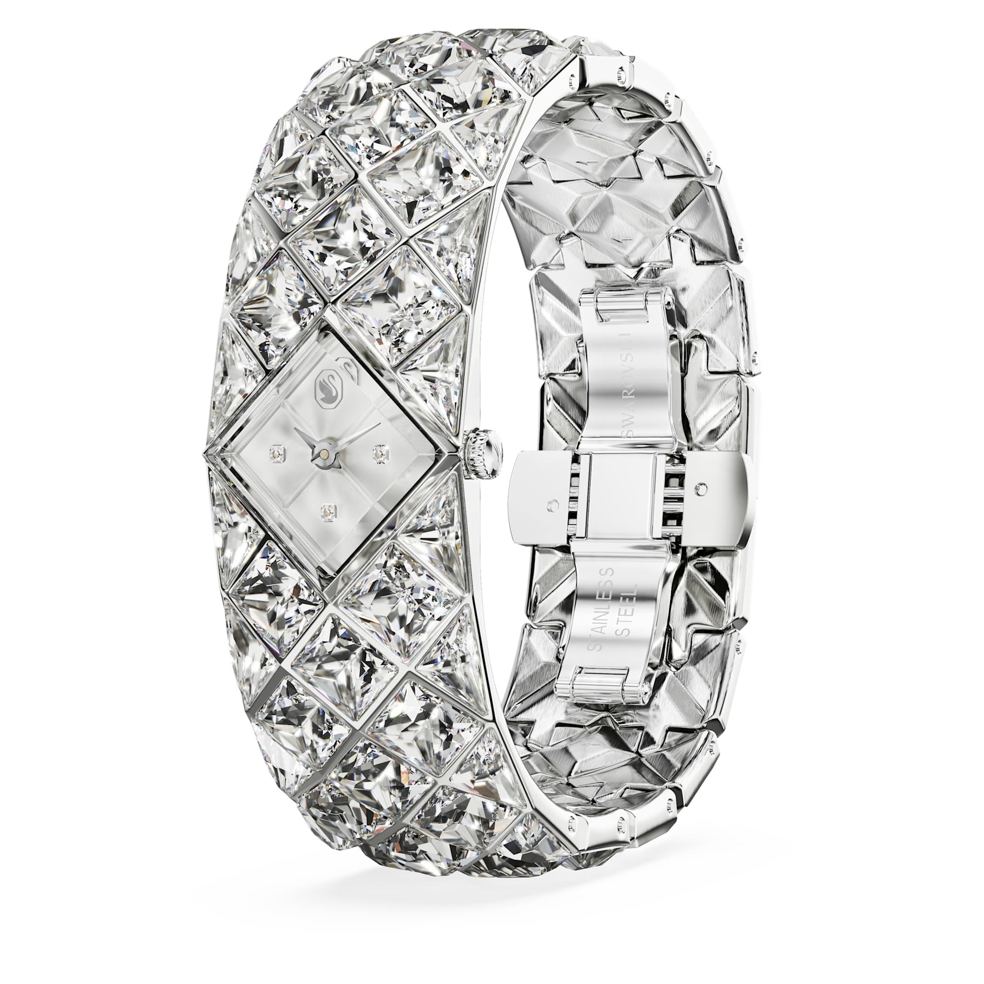 שעון Jewelry Watch בציפוי נירוסטה מבריקה SWAROVSKI