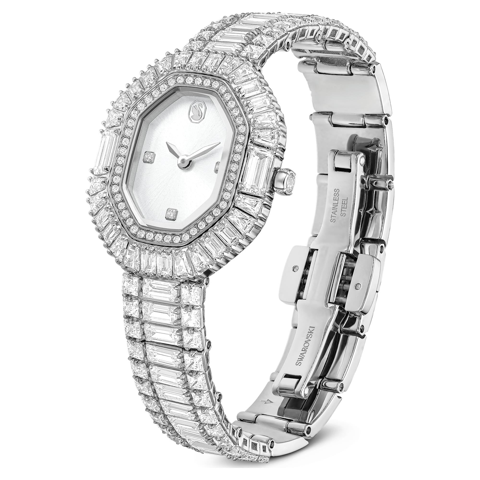 Matrix Octagon שעון Jewelry Watch בציפוי נירוסטה מבריקה