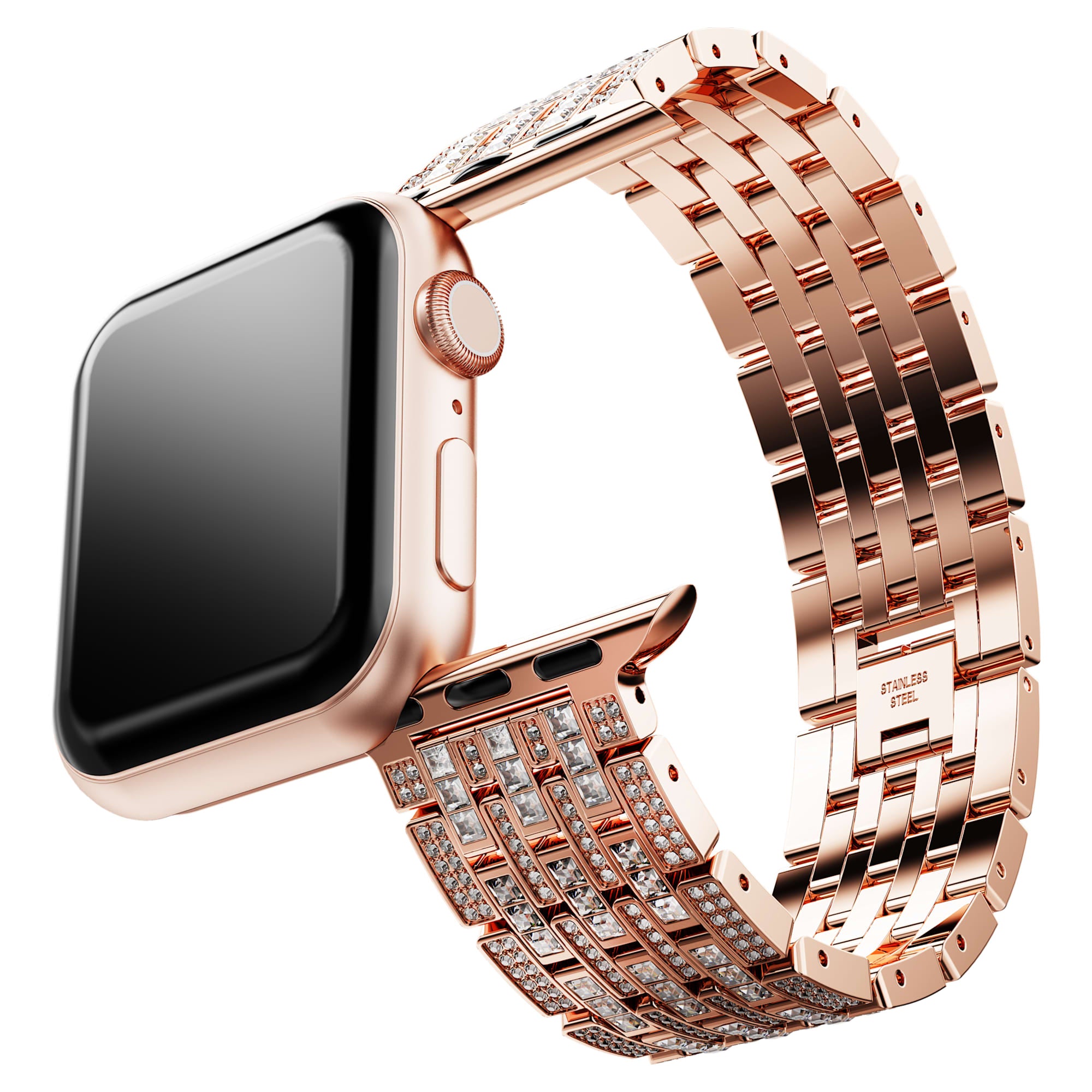 אקססוריז Sparkling בציפוי PVD רוז גולד SWAROVSKI