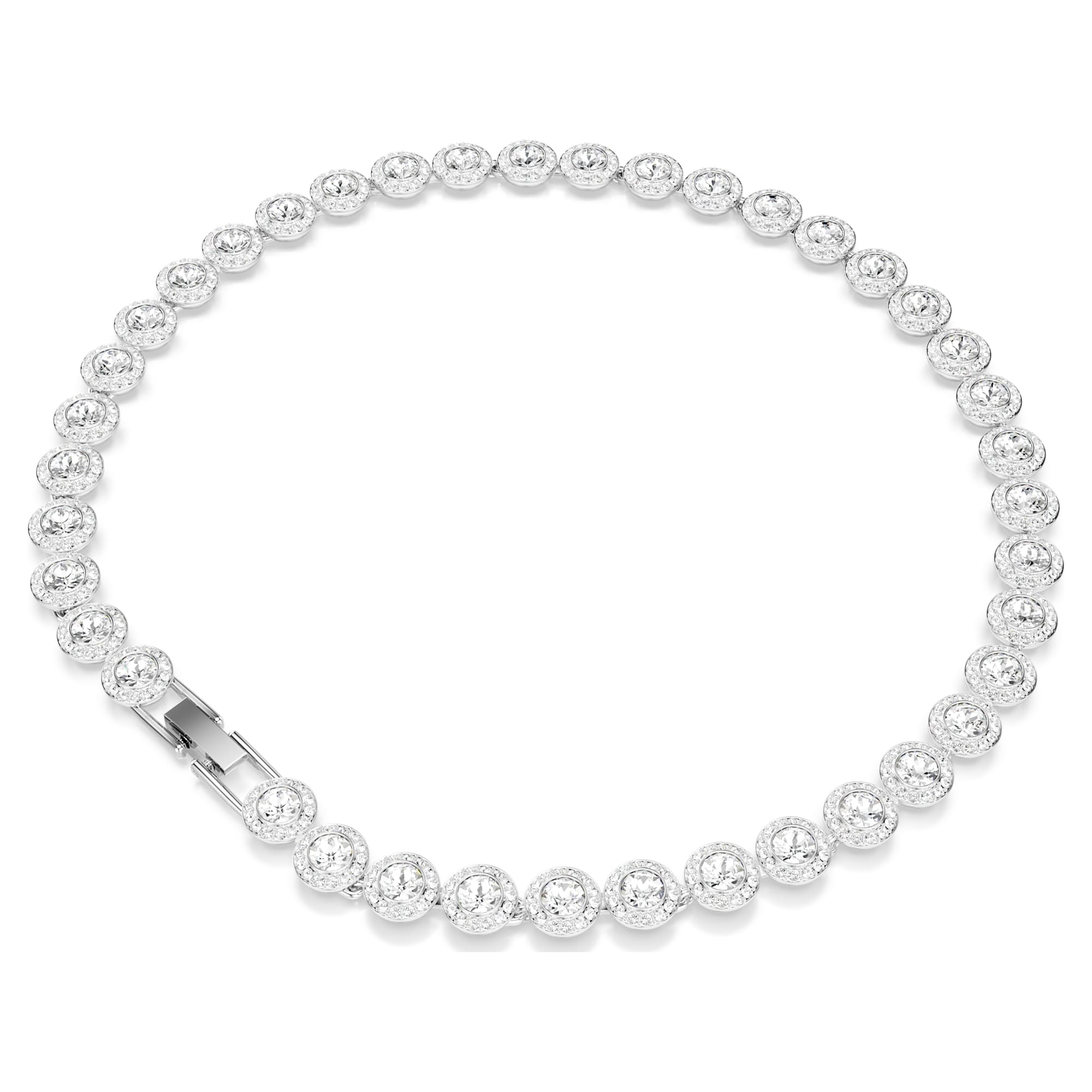 שרשרת Una בציפוי רודיום מבריק SWAROVSKI