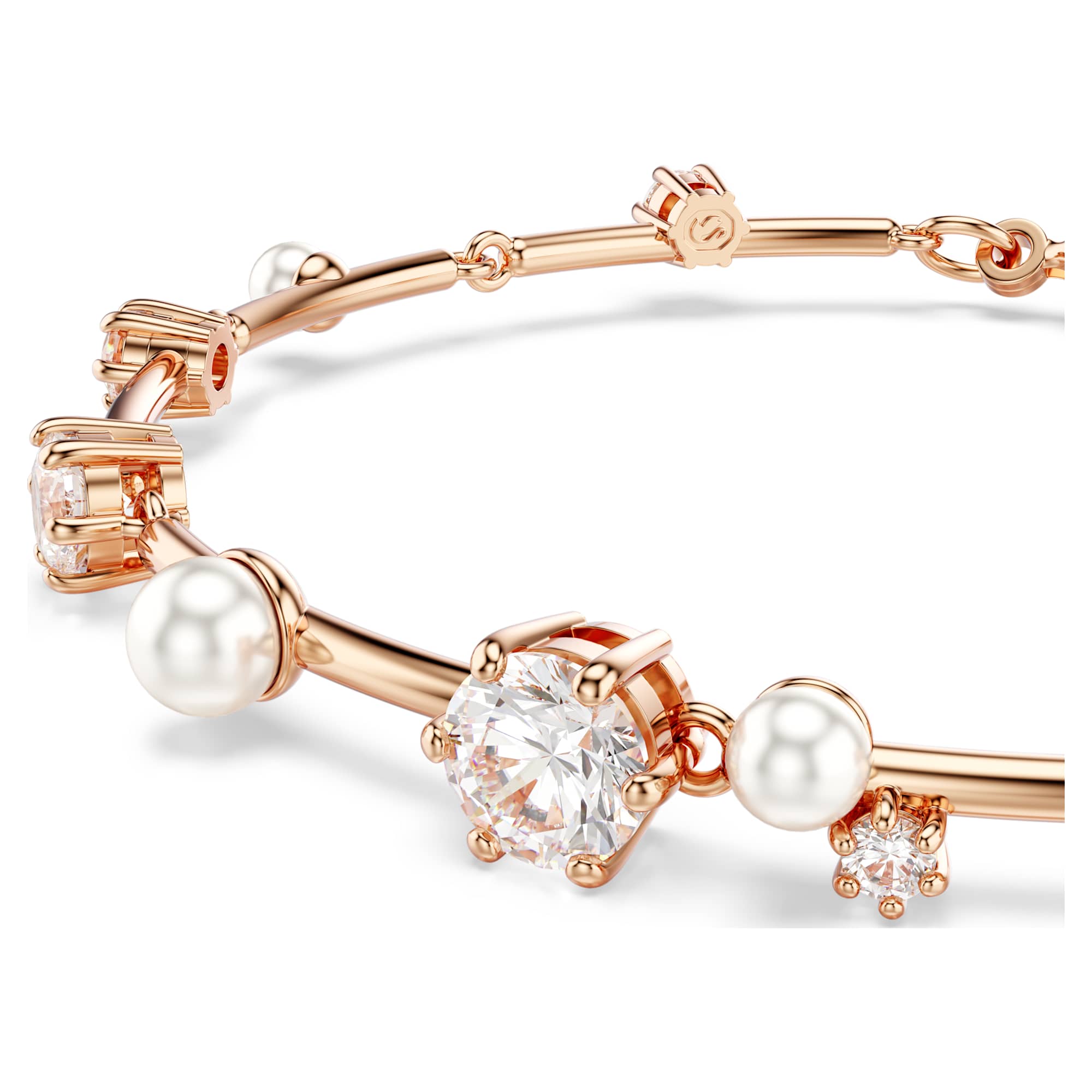 צמיד Constella בציפוי רוז גולד מבריק SWAROVSKI
