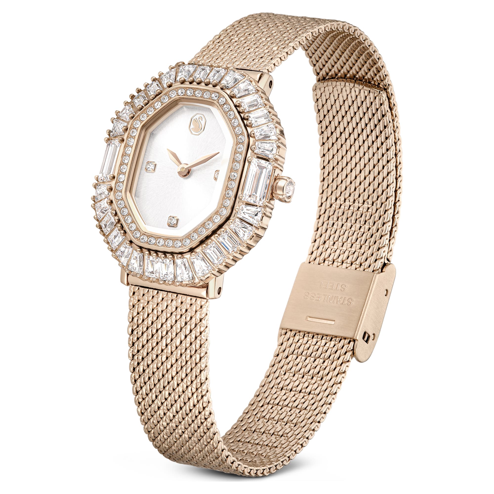 Matrix Octagon שעון Jewelry Watch בציפוי PVD שמפניה זהב