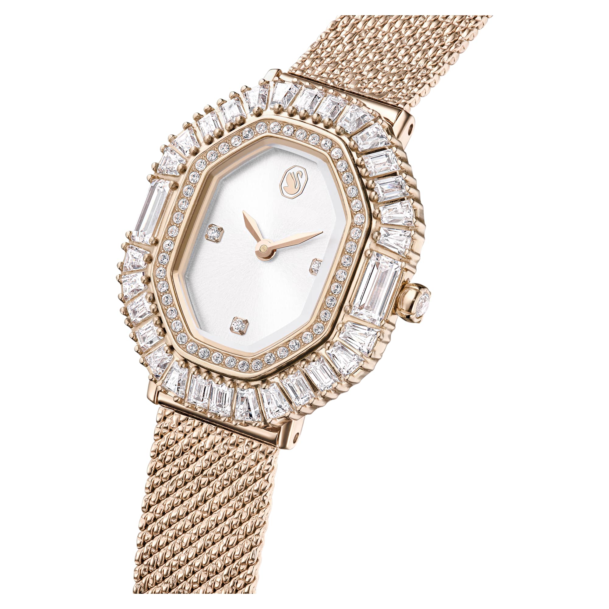 Matrix Octagon שעון Jewelry Watch בציפוי PVD שמפניה זהב